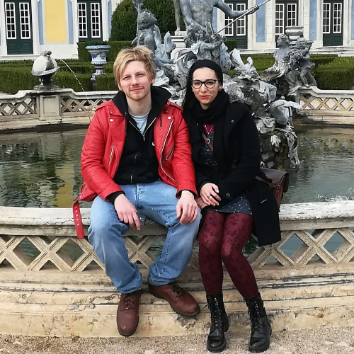David and Joana the founders of Sleepeeps