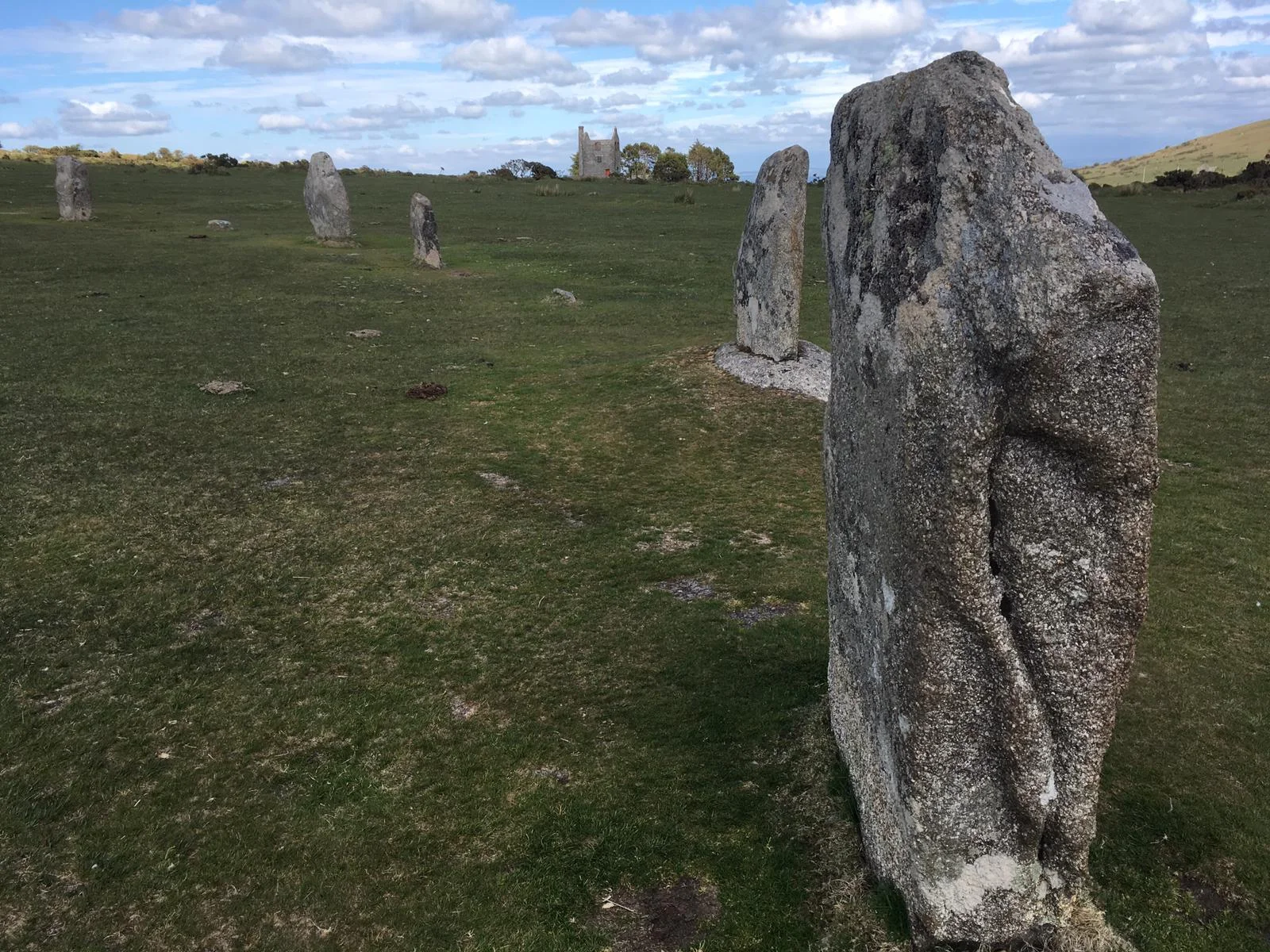 Rose and father are the stones in the middle.