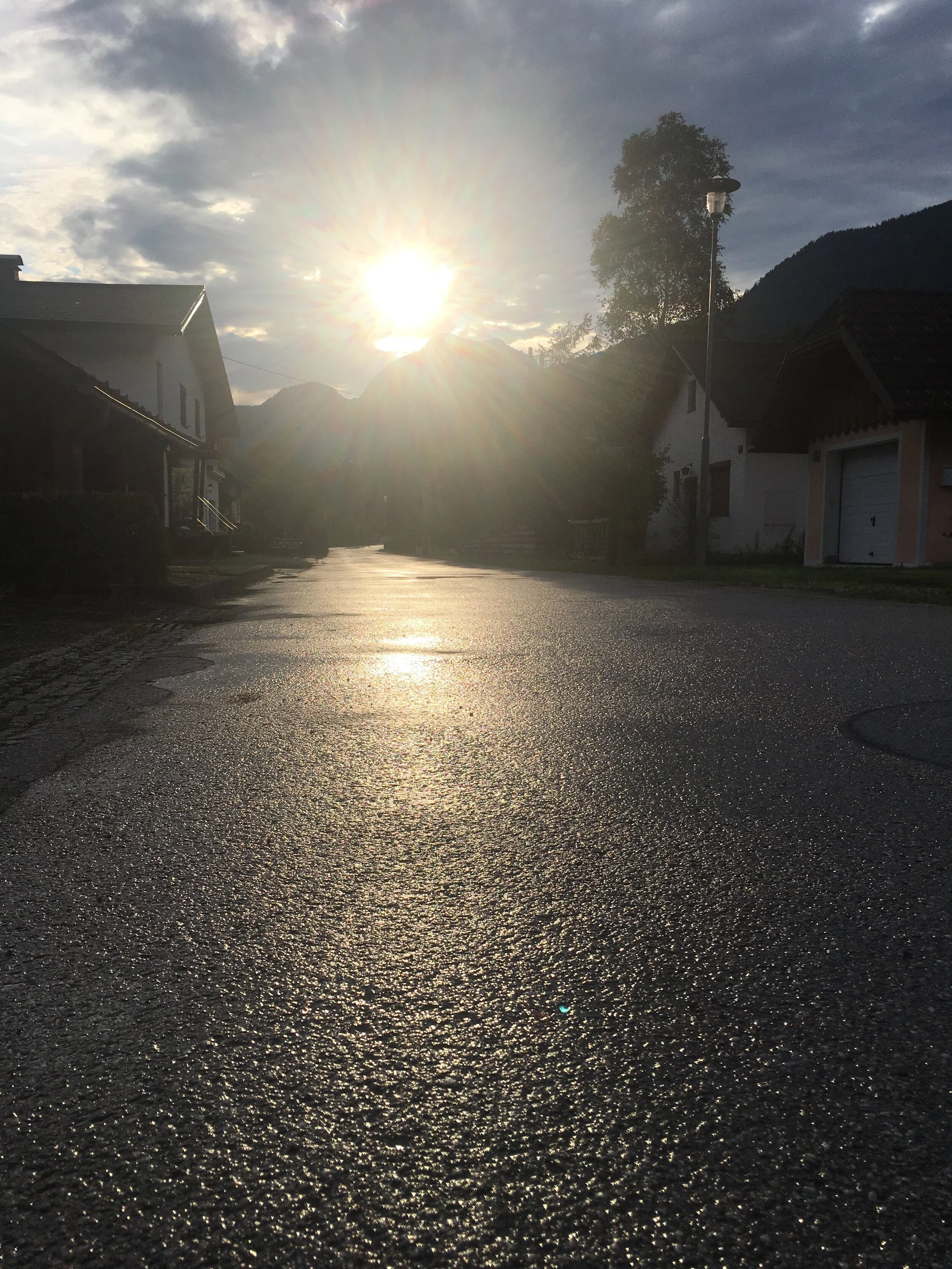 The Winter Sun is Blinding