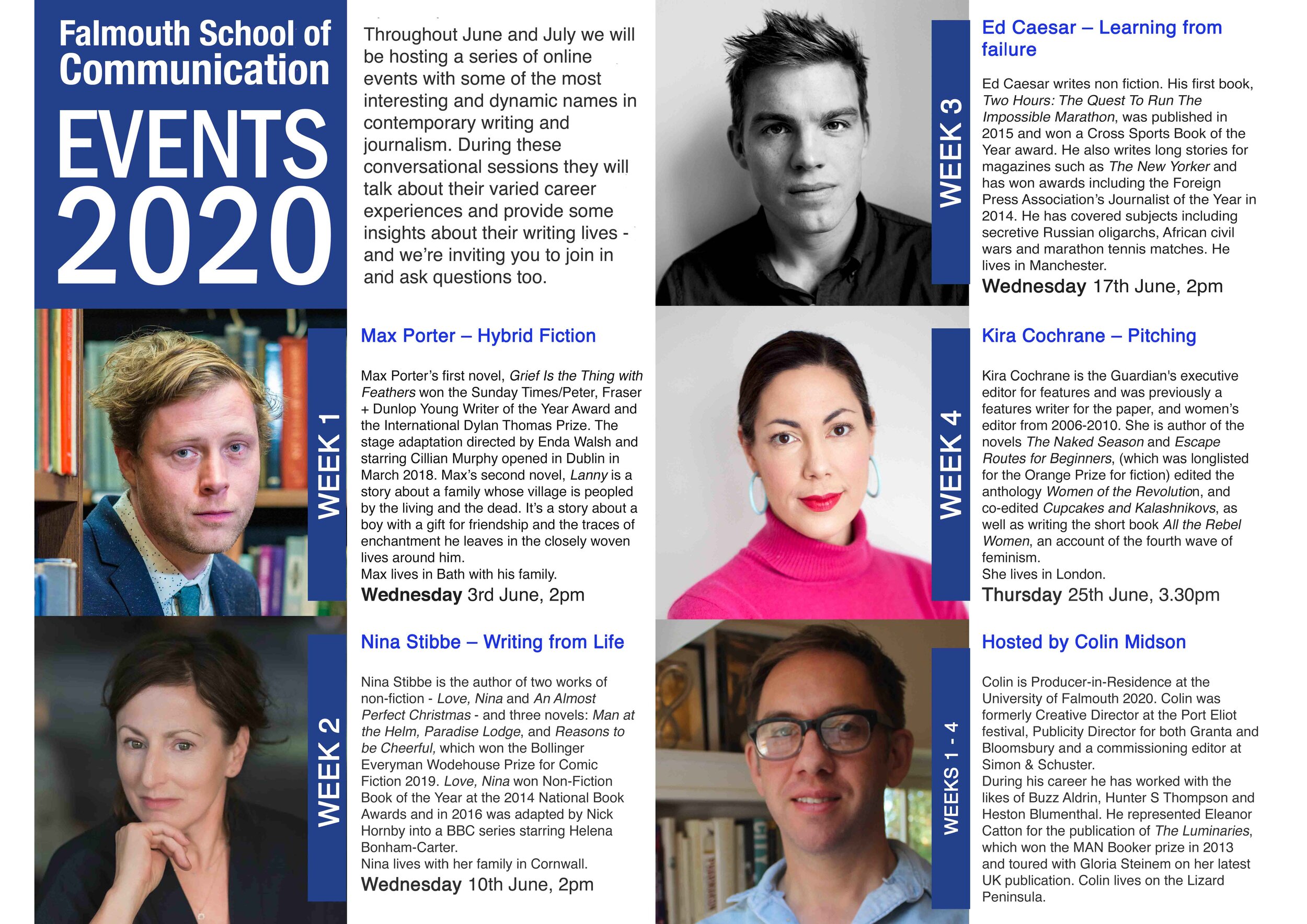 Our June Series of Events: Full Programme