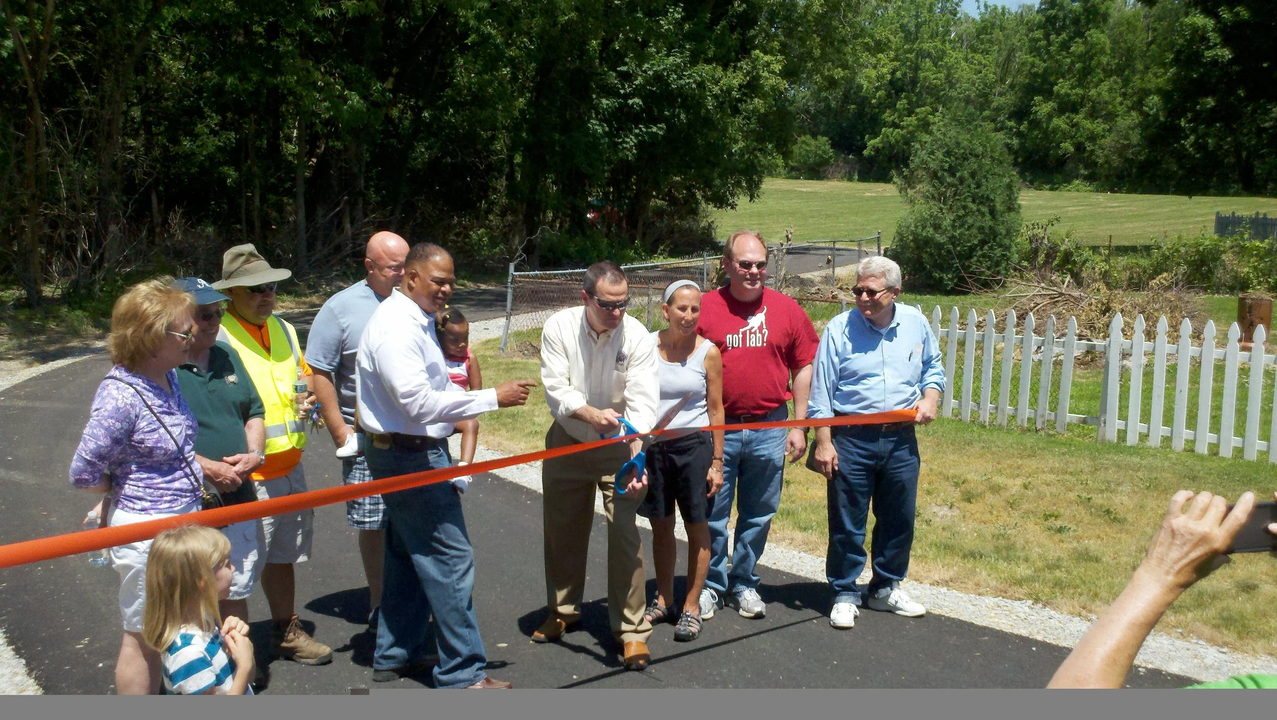 Trail Extension Ribbon Cutting