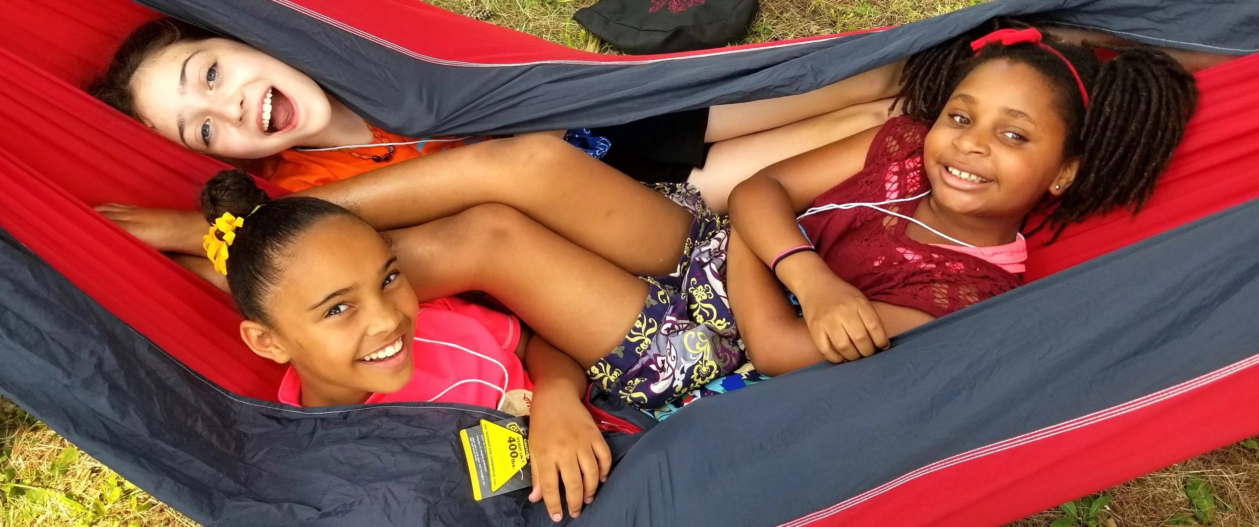 Climate Camp is about having fun, too! Week One, one of our youth counselors, Alli, brought a half dozen hammocks to share. The kids loved it! Hammocks are now part of our Climate Camp curriculum!