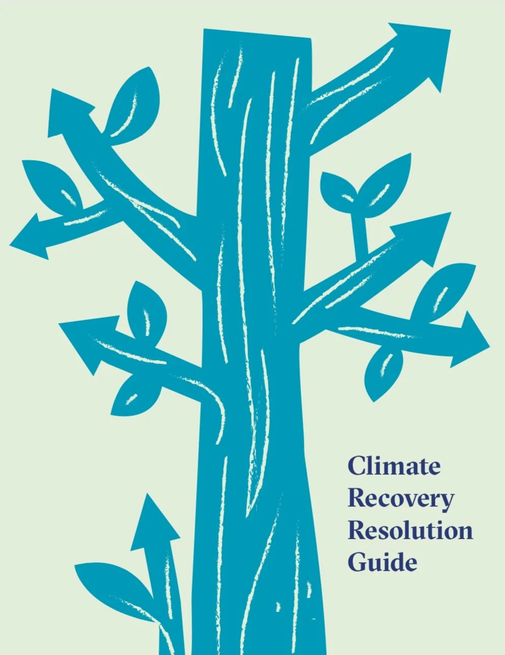 Climate Recovery Resolutions Guide Cover