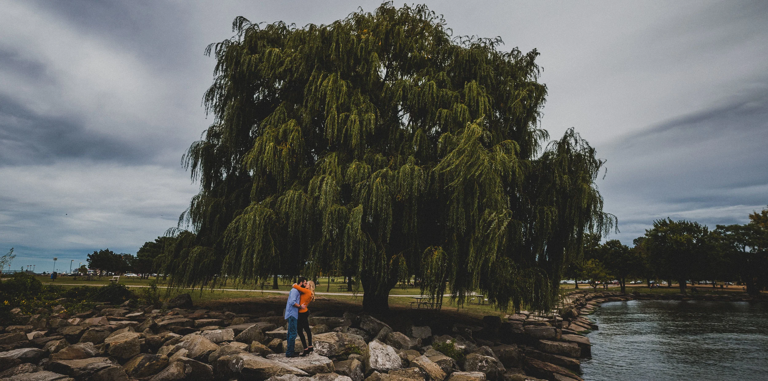 Samantha + Anthony // Edgewater Park Engagement Session // Cleveland, Ohio