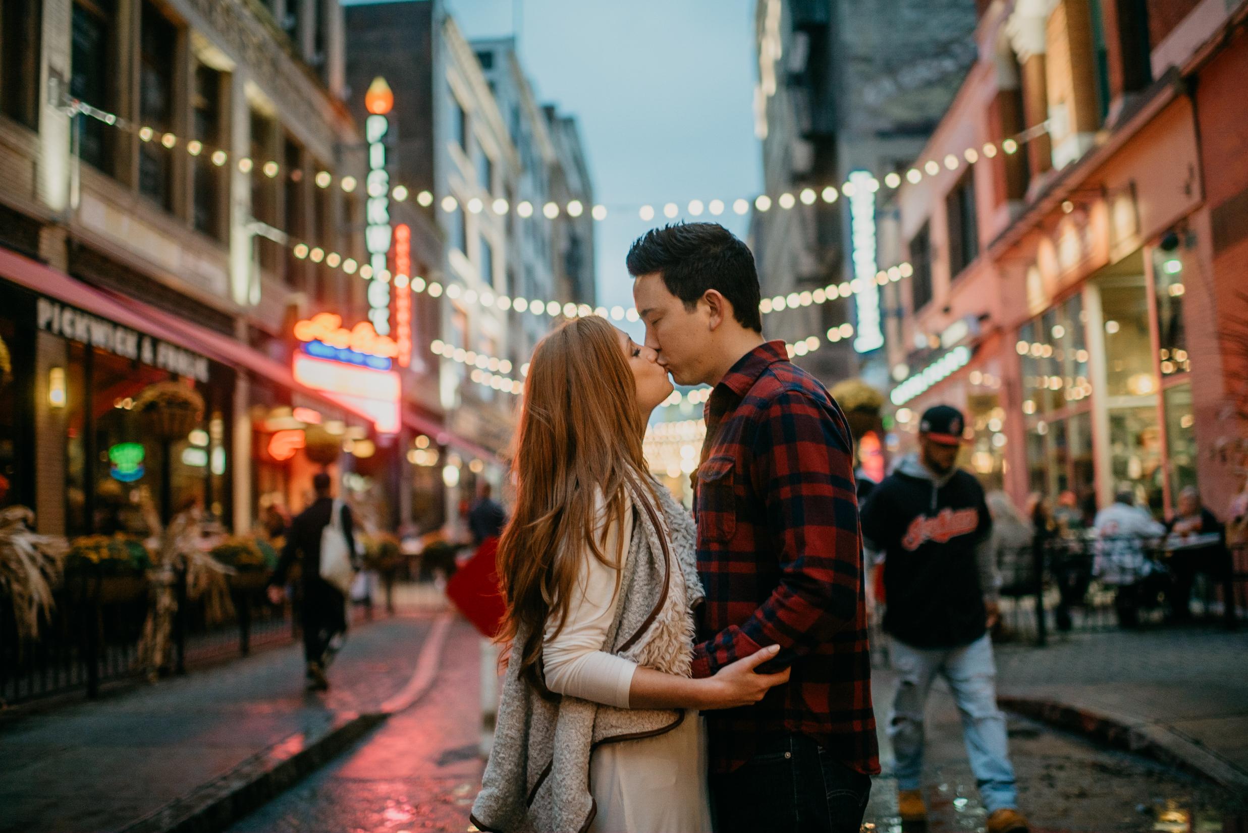 Kelly + Michael // Downtown Engagement Session // Cleveland, Ohio