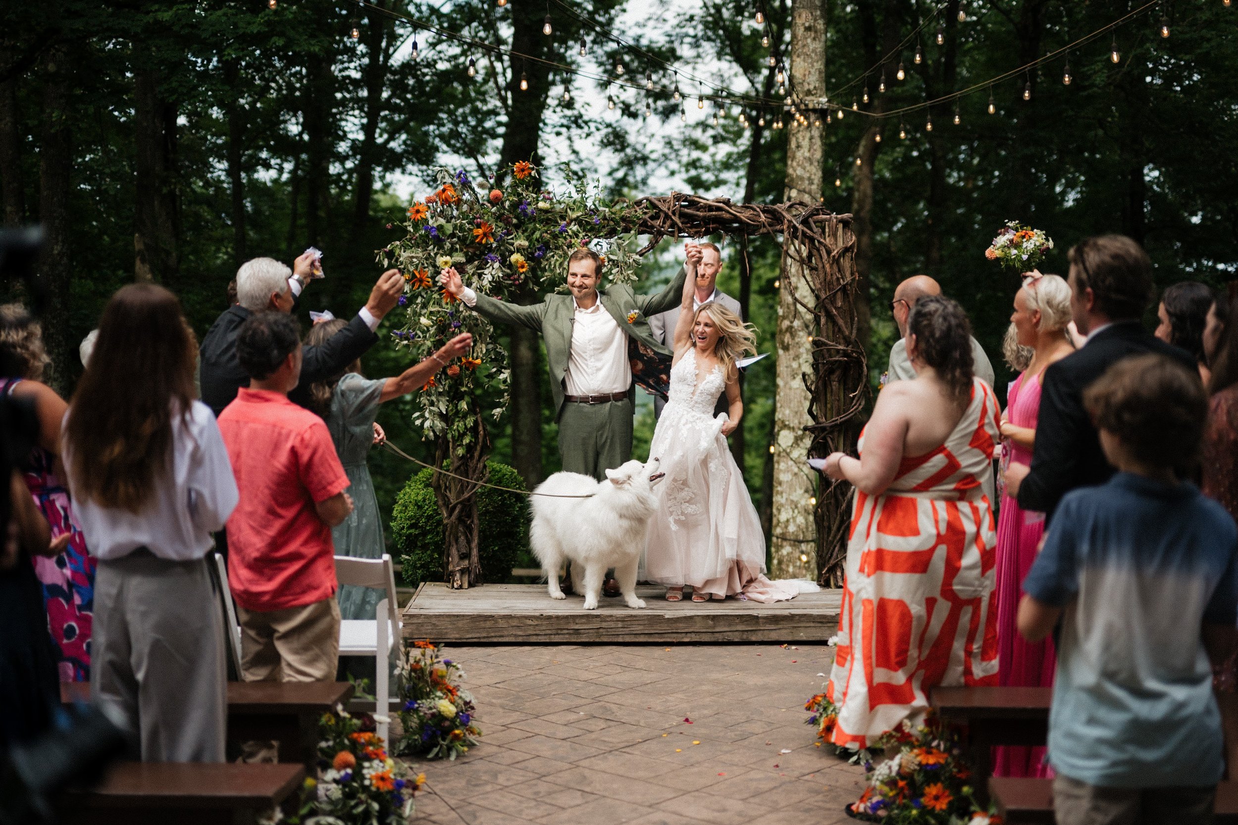 The Mohican’s Treehouse Resort Wedding // Ashley + Alex