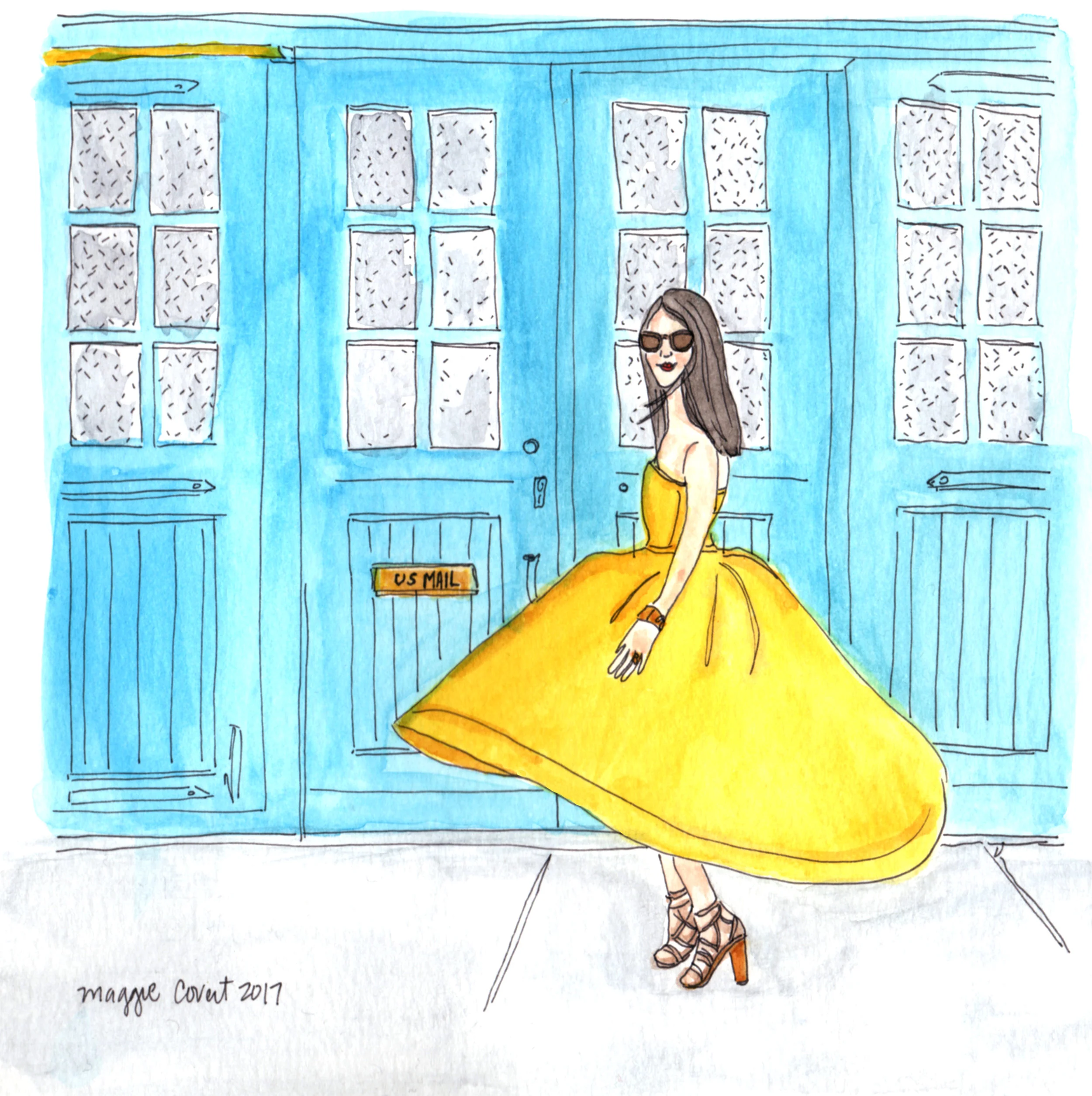 Twirl in Yellow