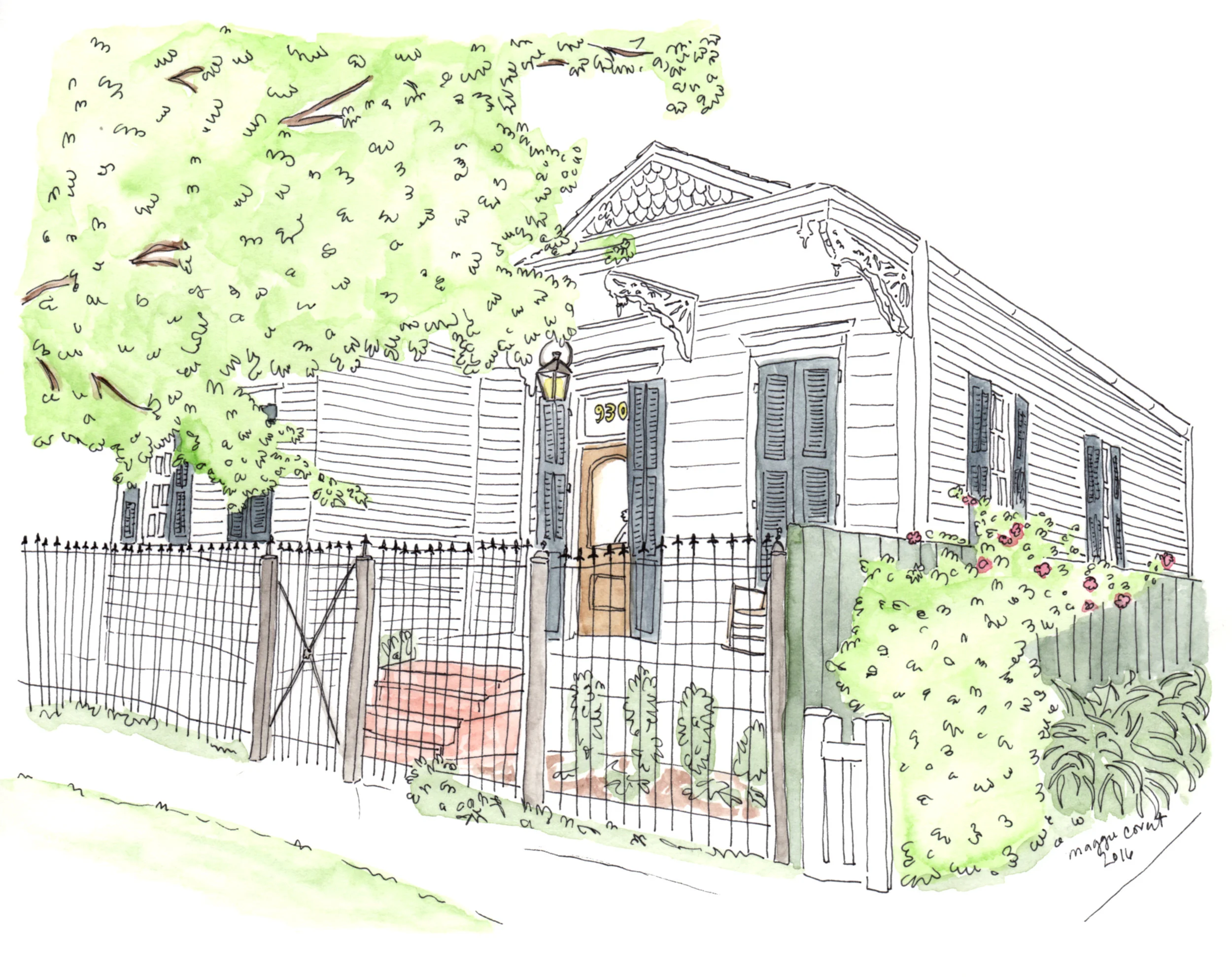 Custom Home Portrait