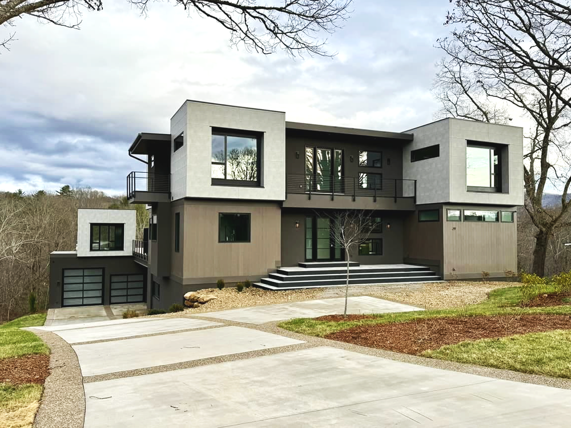 Modern "Cubist" Styled home in the Sovereign Oaks Community