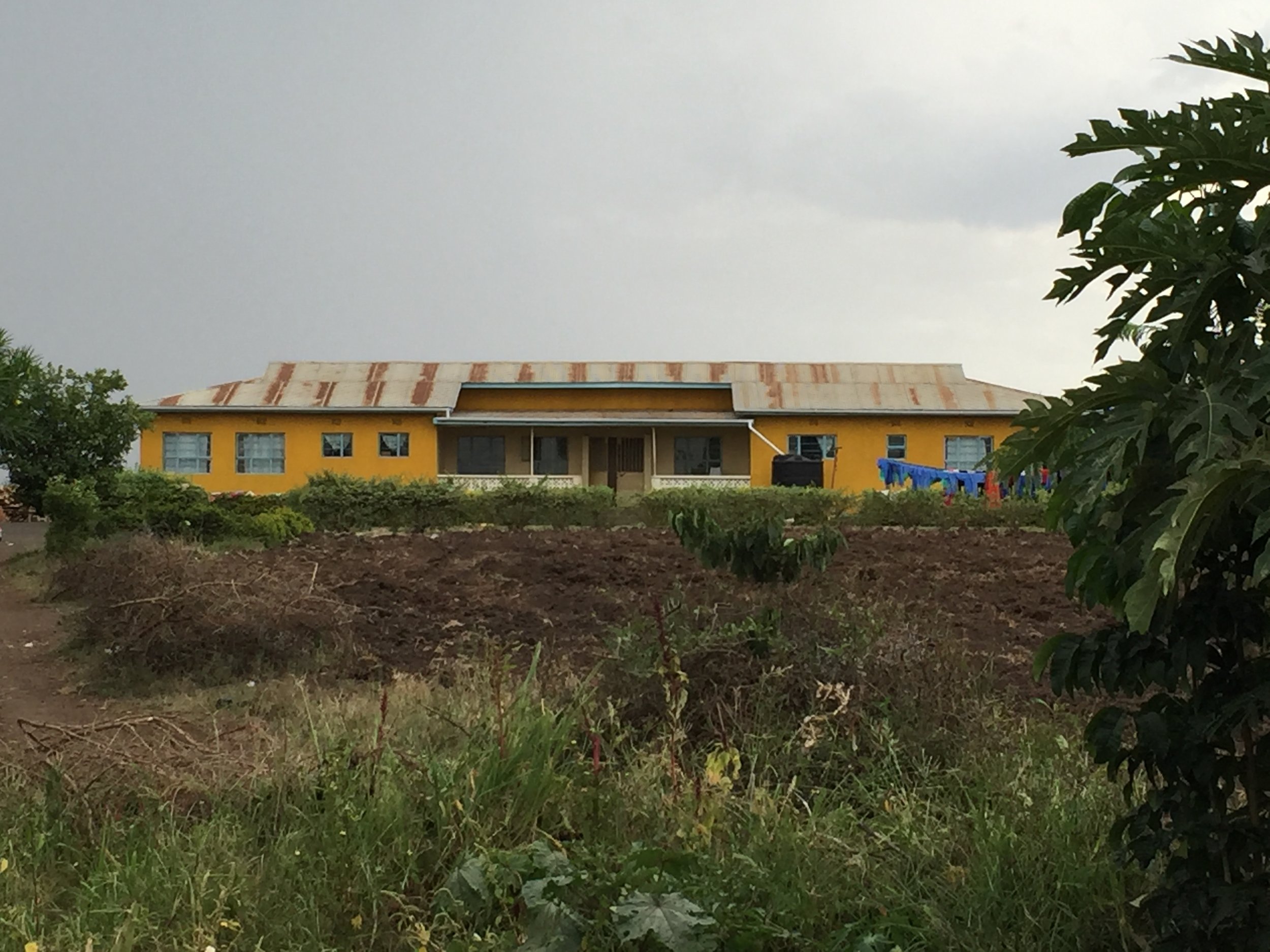 Both the girls dorm (above) and the boys dorm are in desperate need of new roofs and renovations to stop the leakage and rot. 