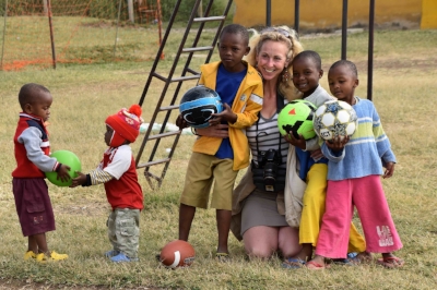 At St. Joseph's Orphanage with (left to right) Gabriel, Max, Michael, Irene and Bryan... five of 47 opportunities to love bigger!