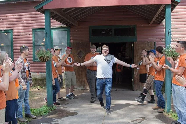 That moment when you know you&rsquo;re arrived at camp! #day1 #registration