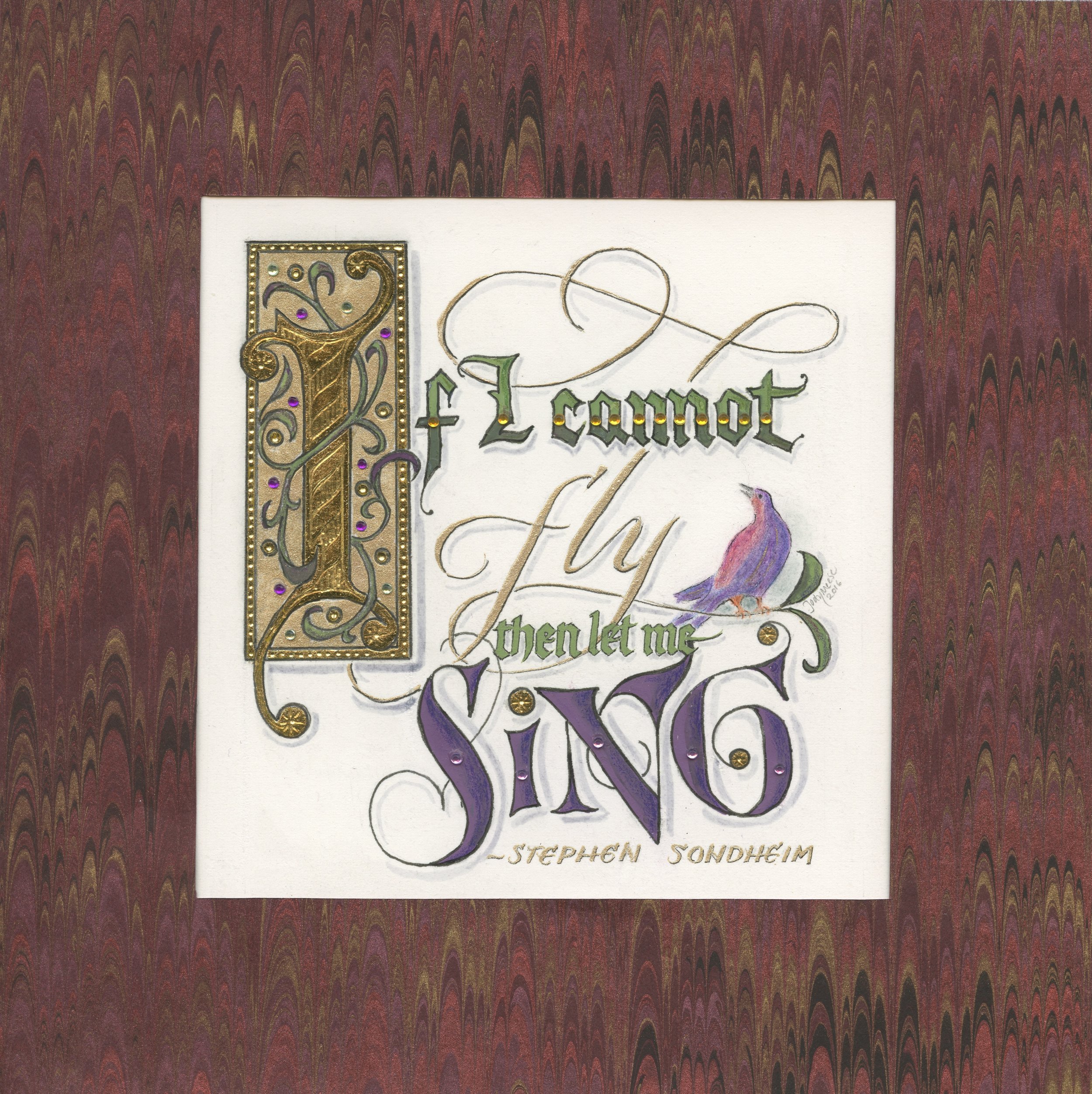 If I Cannot Fly - Sondheim
