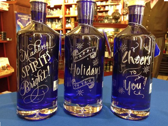 Ultimat Vodka holiday bottle decorating event