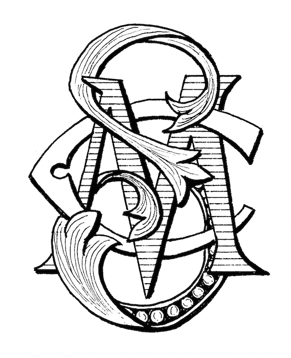 CMS Monogram sketch