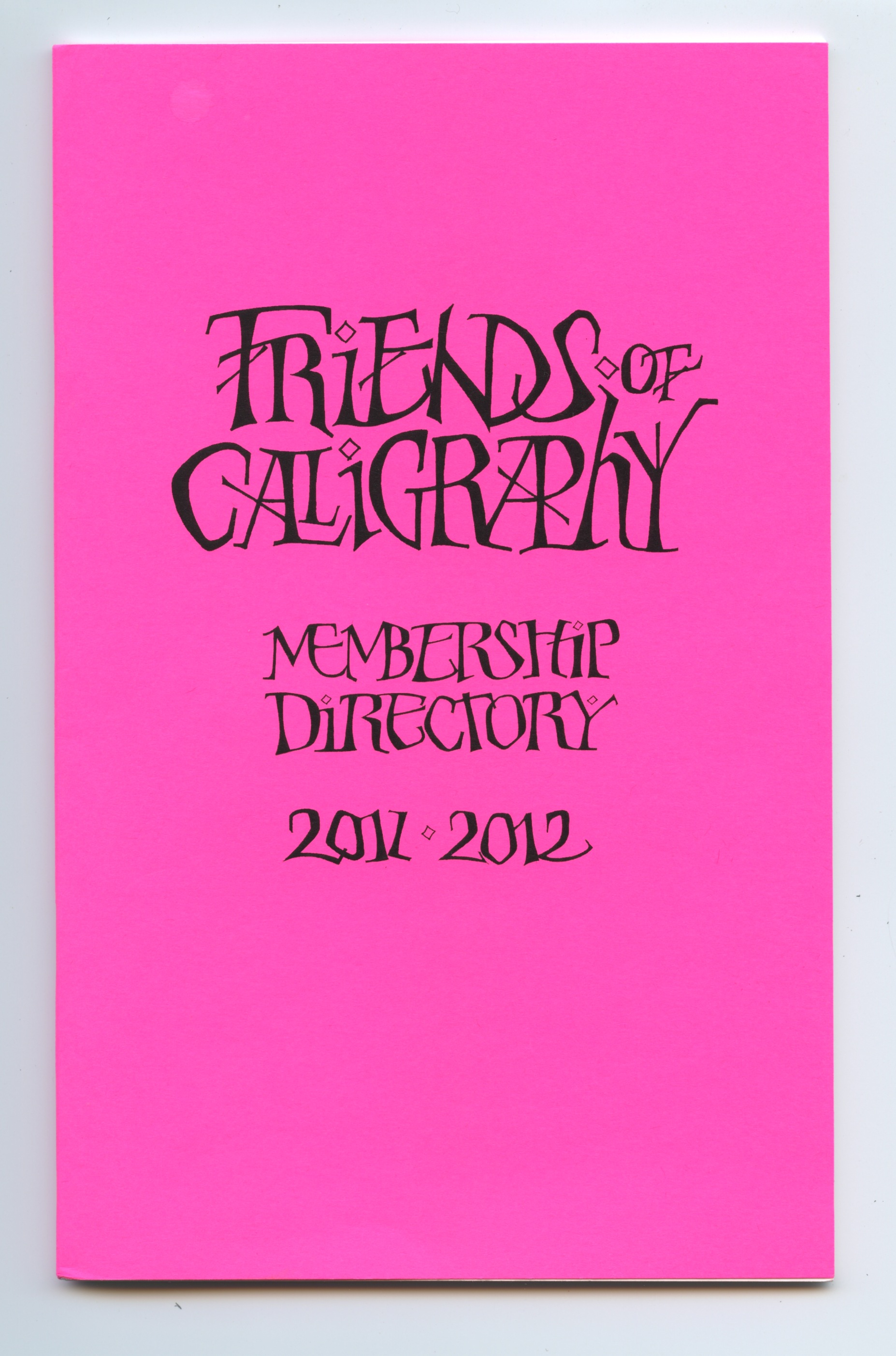 Friends of Calligraphy Directory Cover