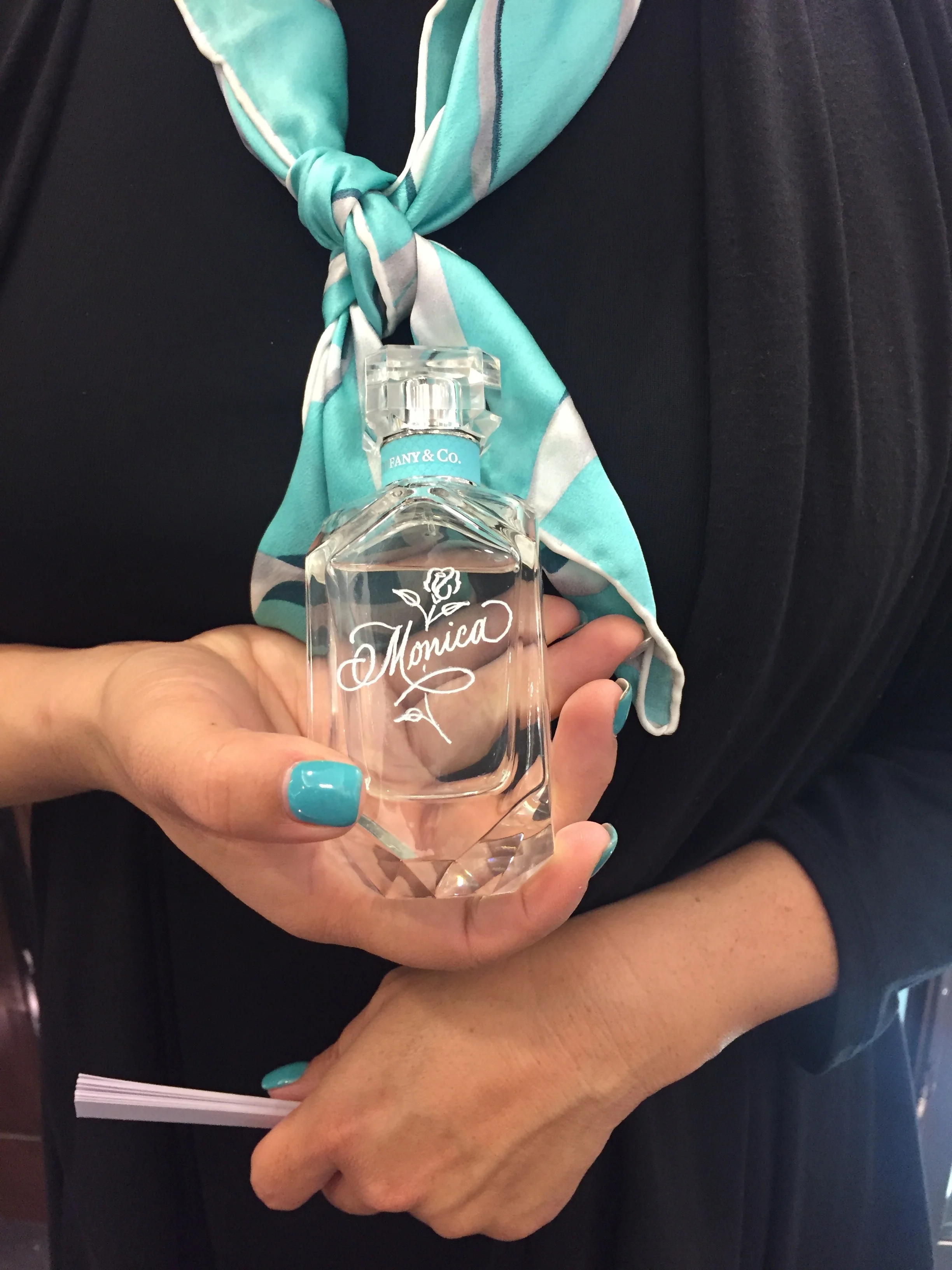Rollout of Tiffany's new fragrance, September 2019