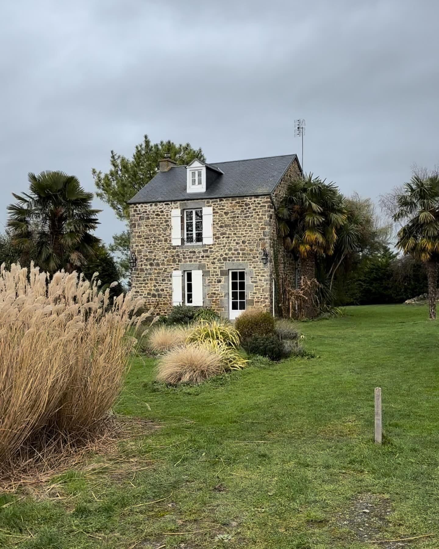 Can you picture spending the weekend in this tiny cottage tucked away from the world in Normandy with a wood fireplace and views from your bedroom window of Mont Saint-Michel! If you ever wanted to tour this absolutely stunning French monument we fou