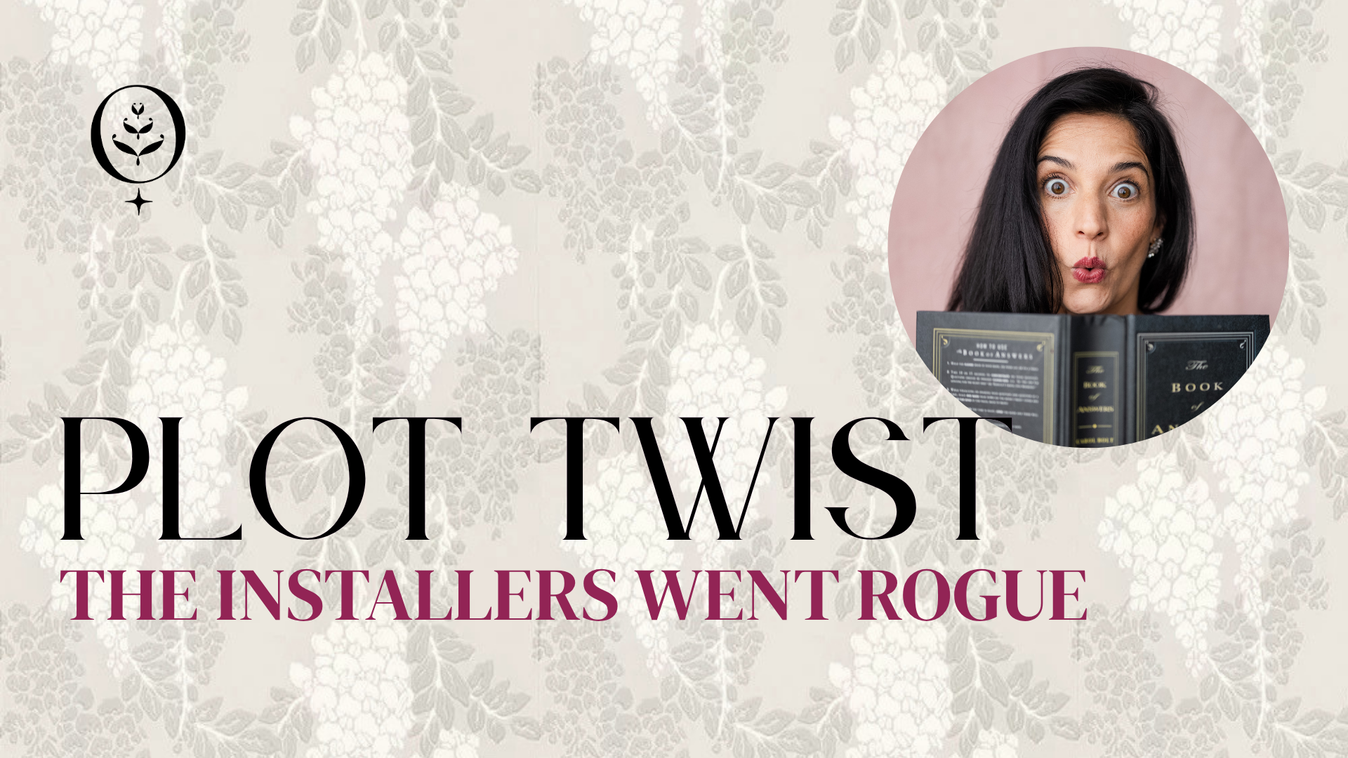 When the Wallpaper Installers Went Rogue: A Master Bathroom Plot Twist