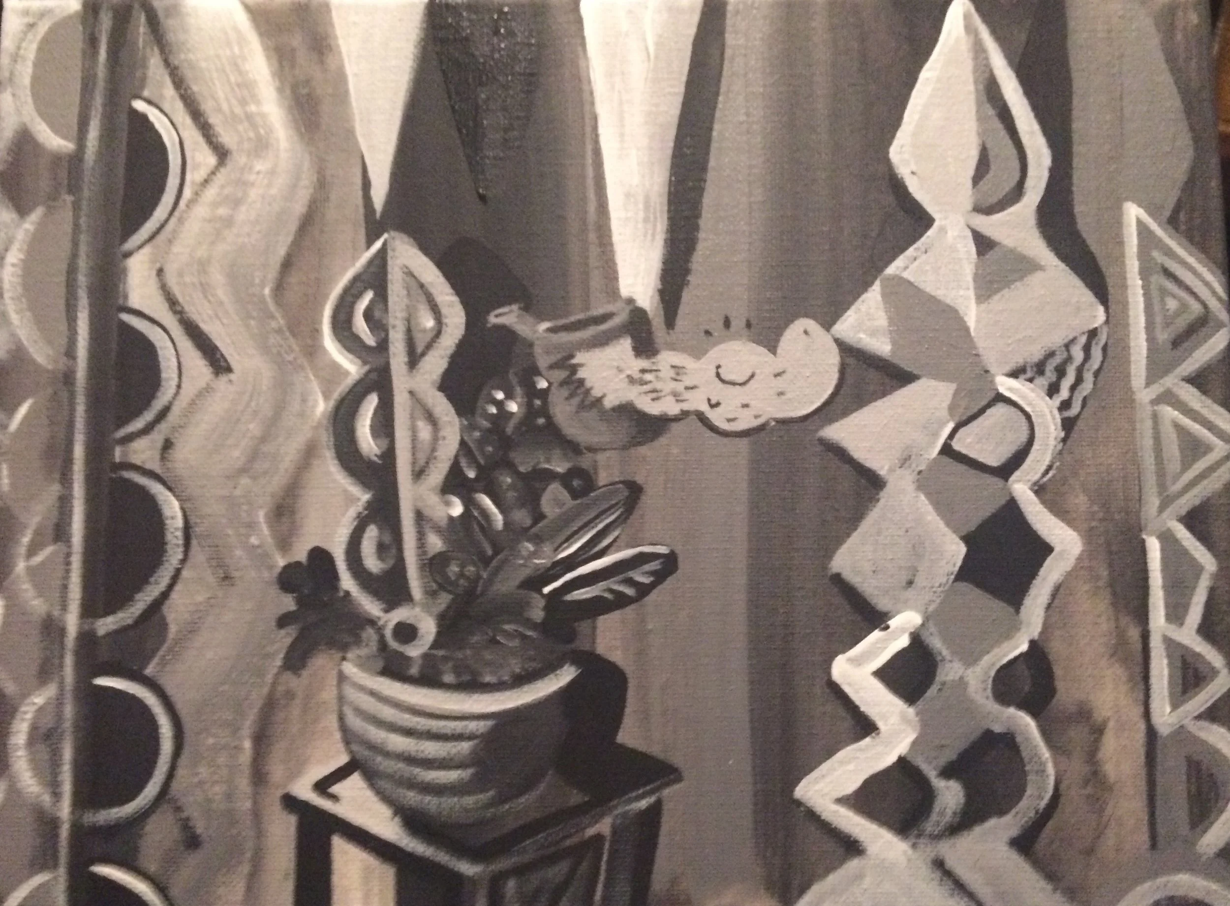 "The Bishop Watering his Plant"