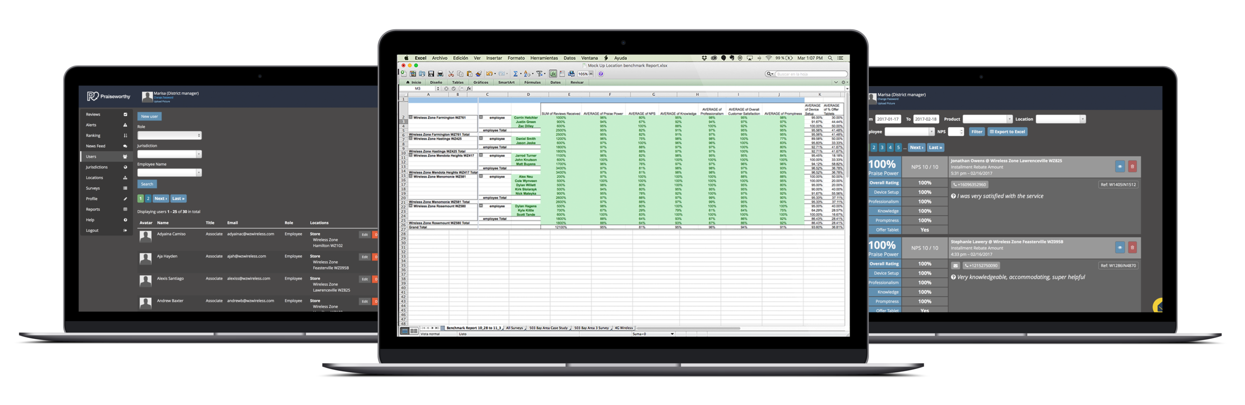 The 'BEFORE' - Lots of great information. A high-level, quickly scannable status in the form of a dashboard could speed a user's tasks and increase customer engagement.