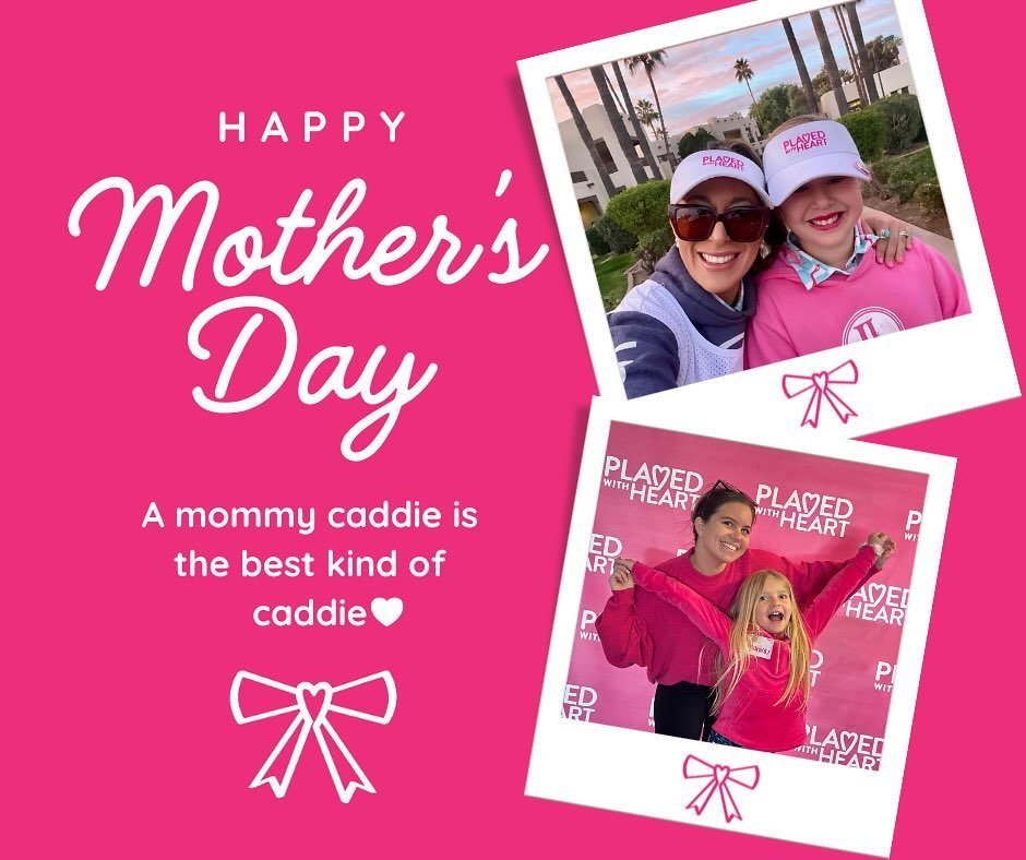 Happy Mother&rsquo;s Day to our Golf Girl Moms!!🩷💐⛳️There is no better caddie than a mommy caddie, and there is no better mommy than YOU!🫶🏻 We hope you have the most special day!🩷

#mothersday #happymothersday #mommydaughter #golf #golfgirl #gol