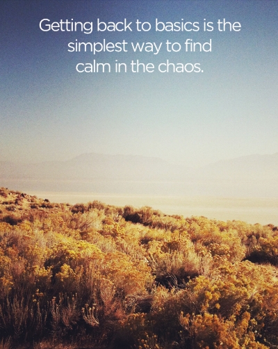 Just google-image 'back to basics' and you'll get the idea