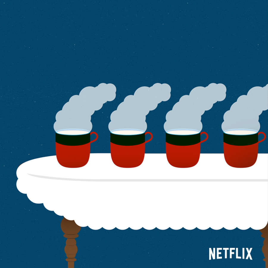 Only two things in life are certain, death and teatime. Downton Abbey now on Netflix. 