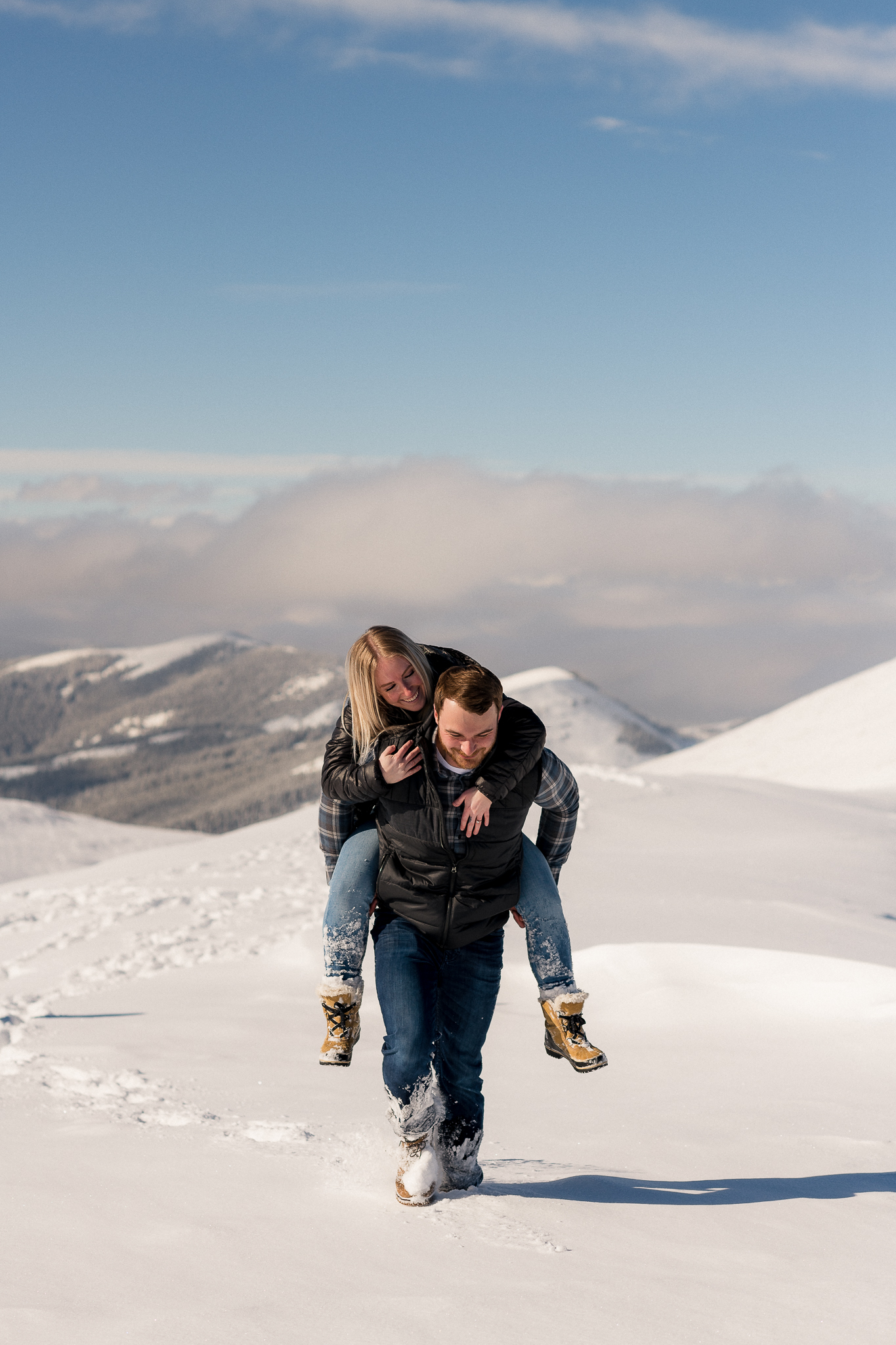 Kananaskis mountain helicopter engagement calgary wedding photographer