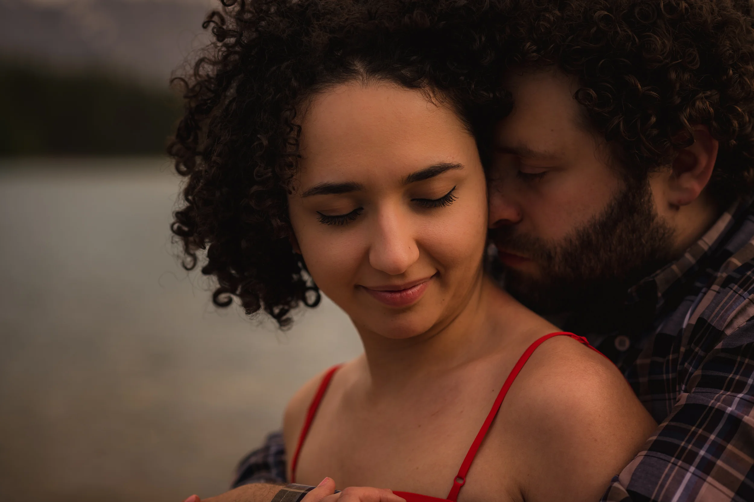 Two Jack Lake Banff engagement calgary banff wedding photographer