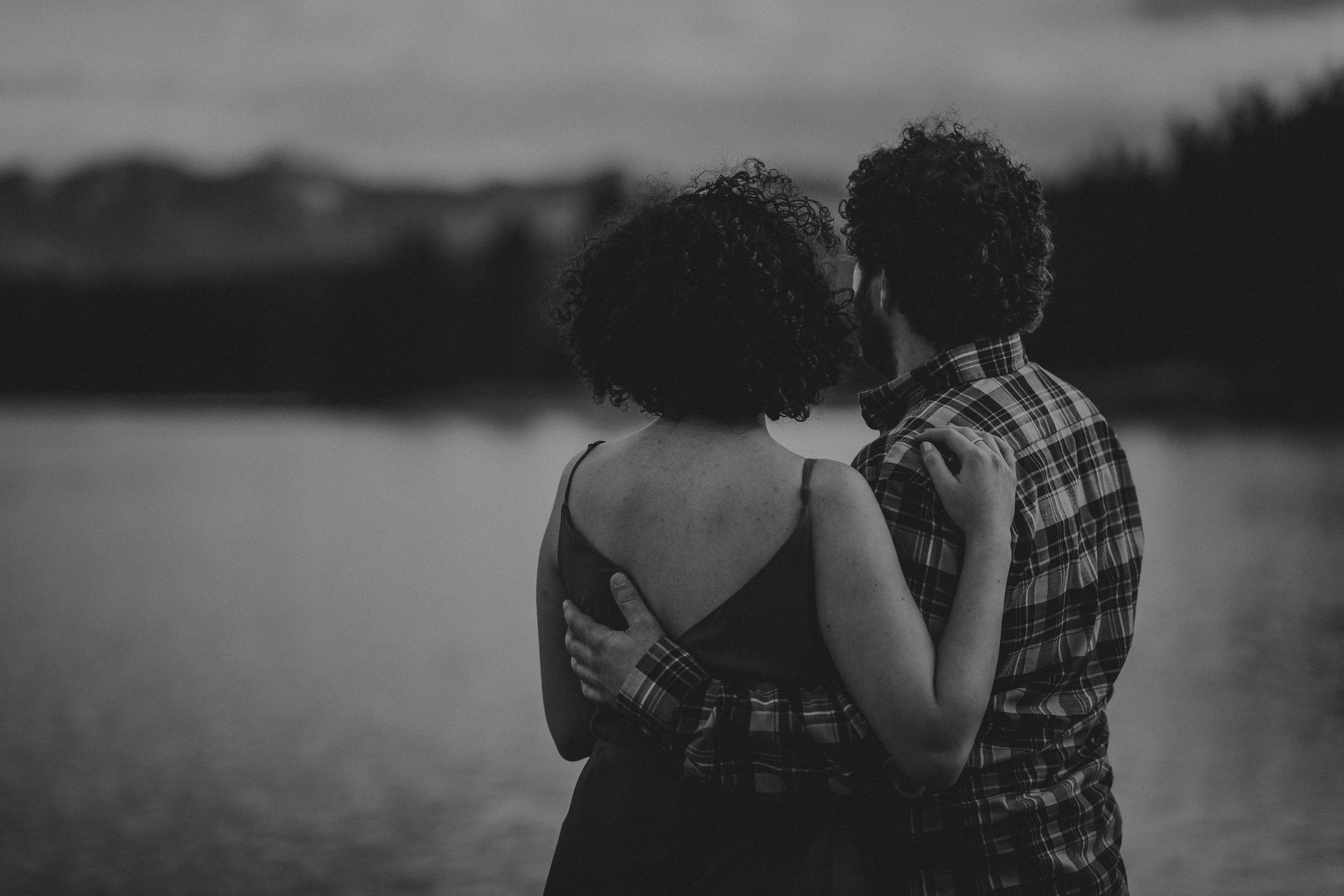 Two Jack Lake Banff engagement calgary banff wedding photographer