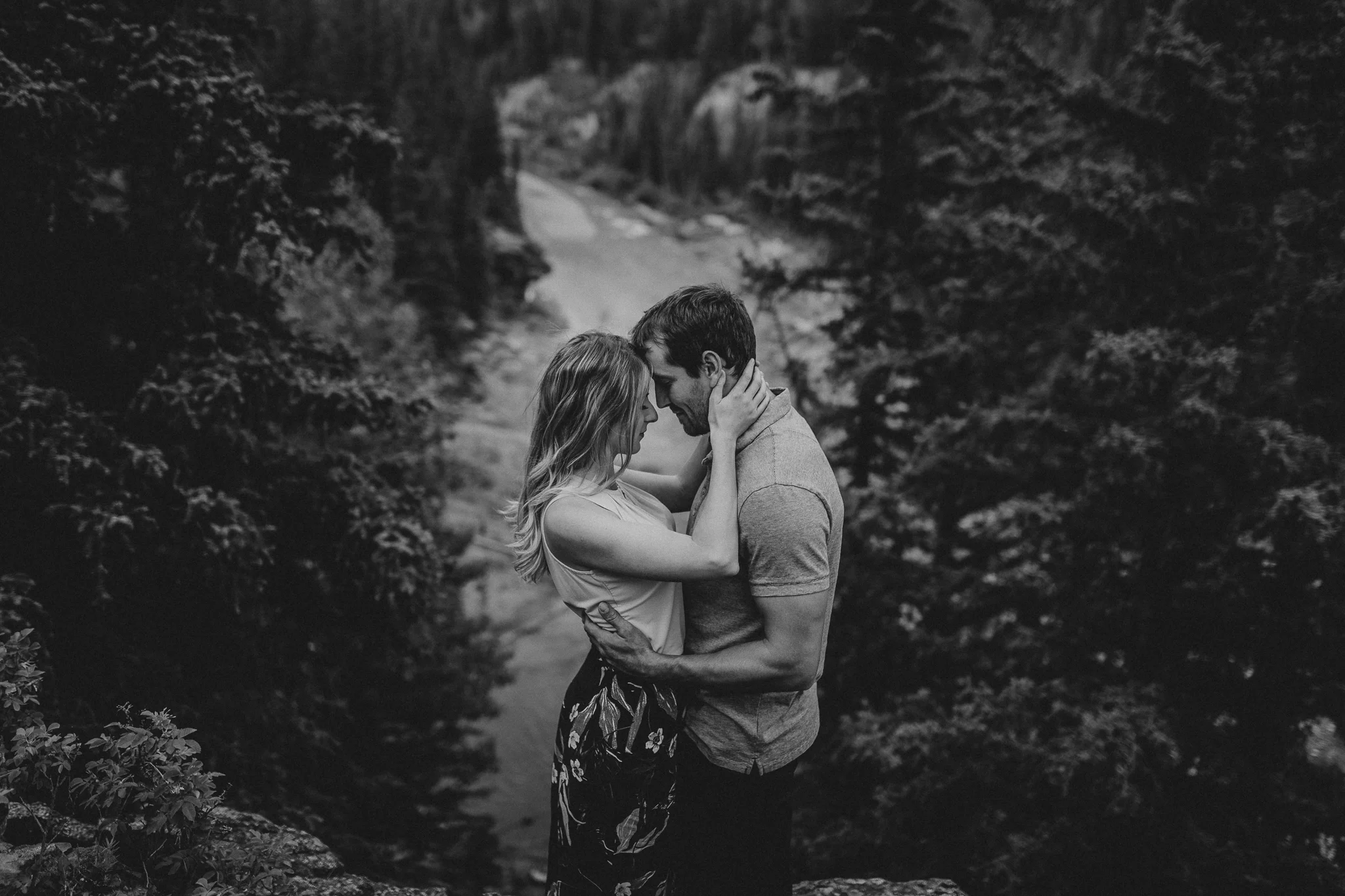 kananaskis mountain engagement calgary banff wedding photographer