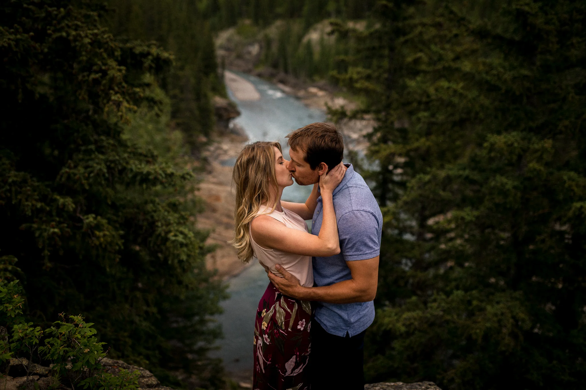 kananaskis mountain engagement calgary banff wedding photographer