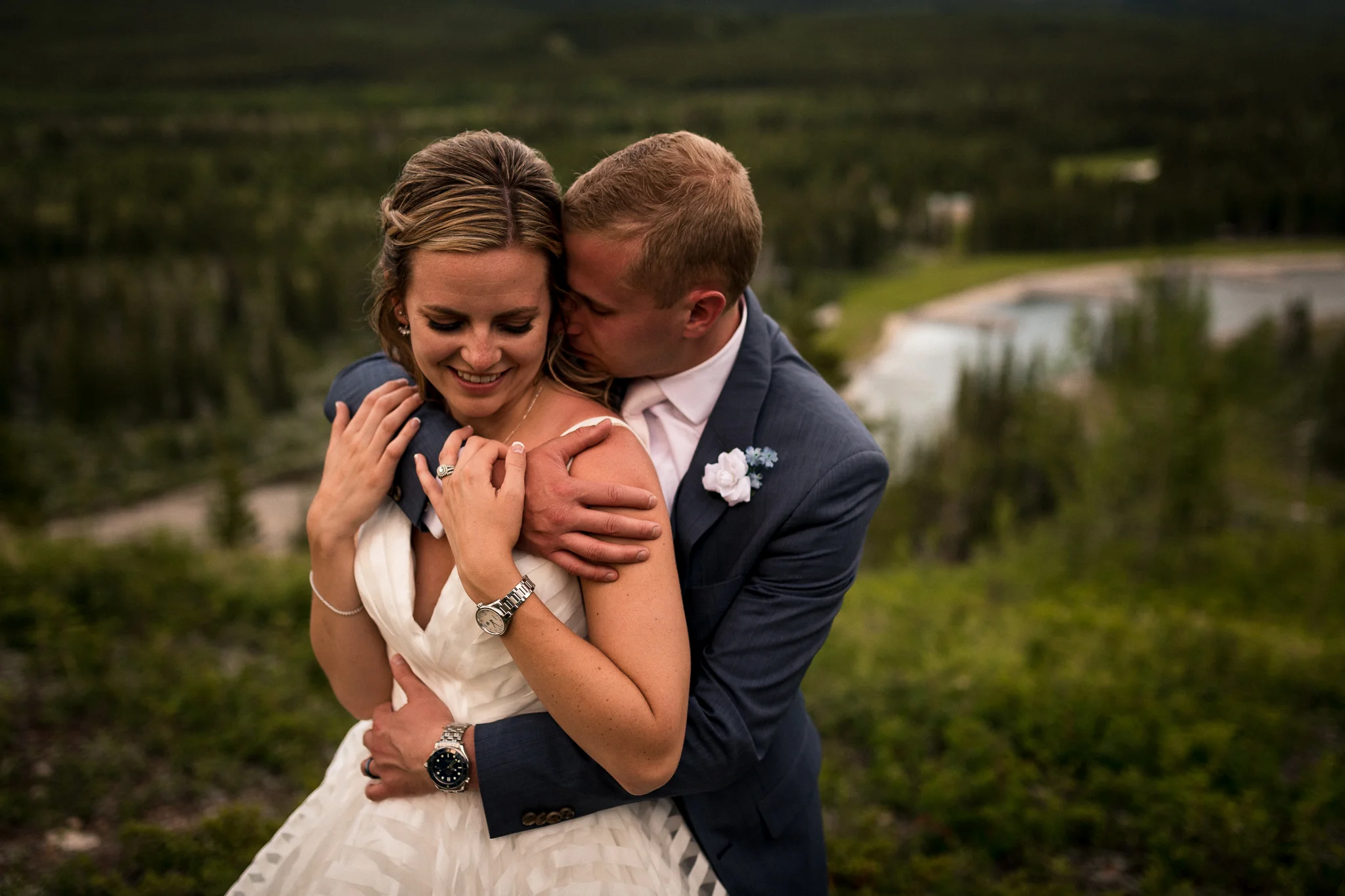 Pomeroy Kananaskis mountain lodge wedding Banff Calgary wedding photographer