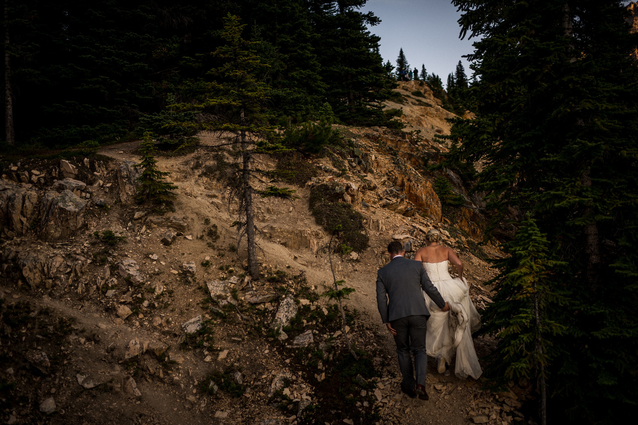 Peyto Lake Adventure Wedding Banff Wedding Photographer Lake Louise Calgary Wedding Photographer intimate elopement