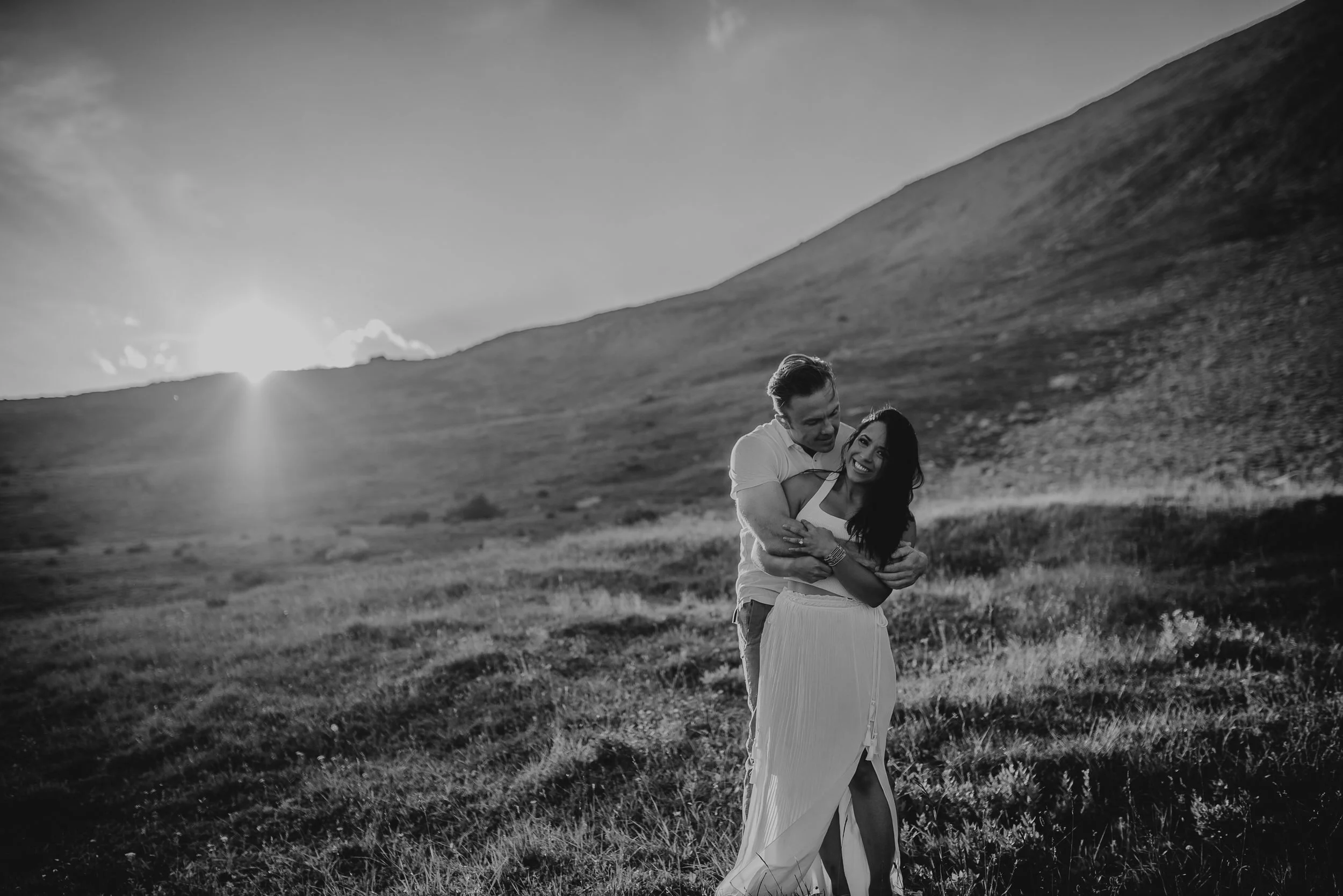 Kananaskis Ptarmigan cirque engagement photos