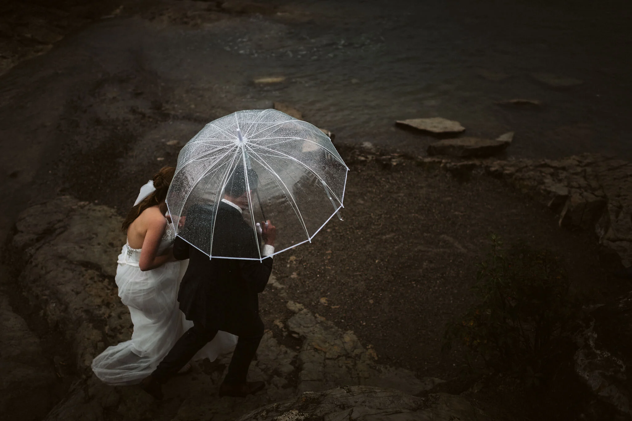 Lake Minnewanka Banff wedding