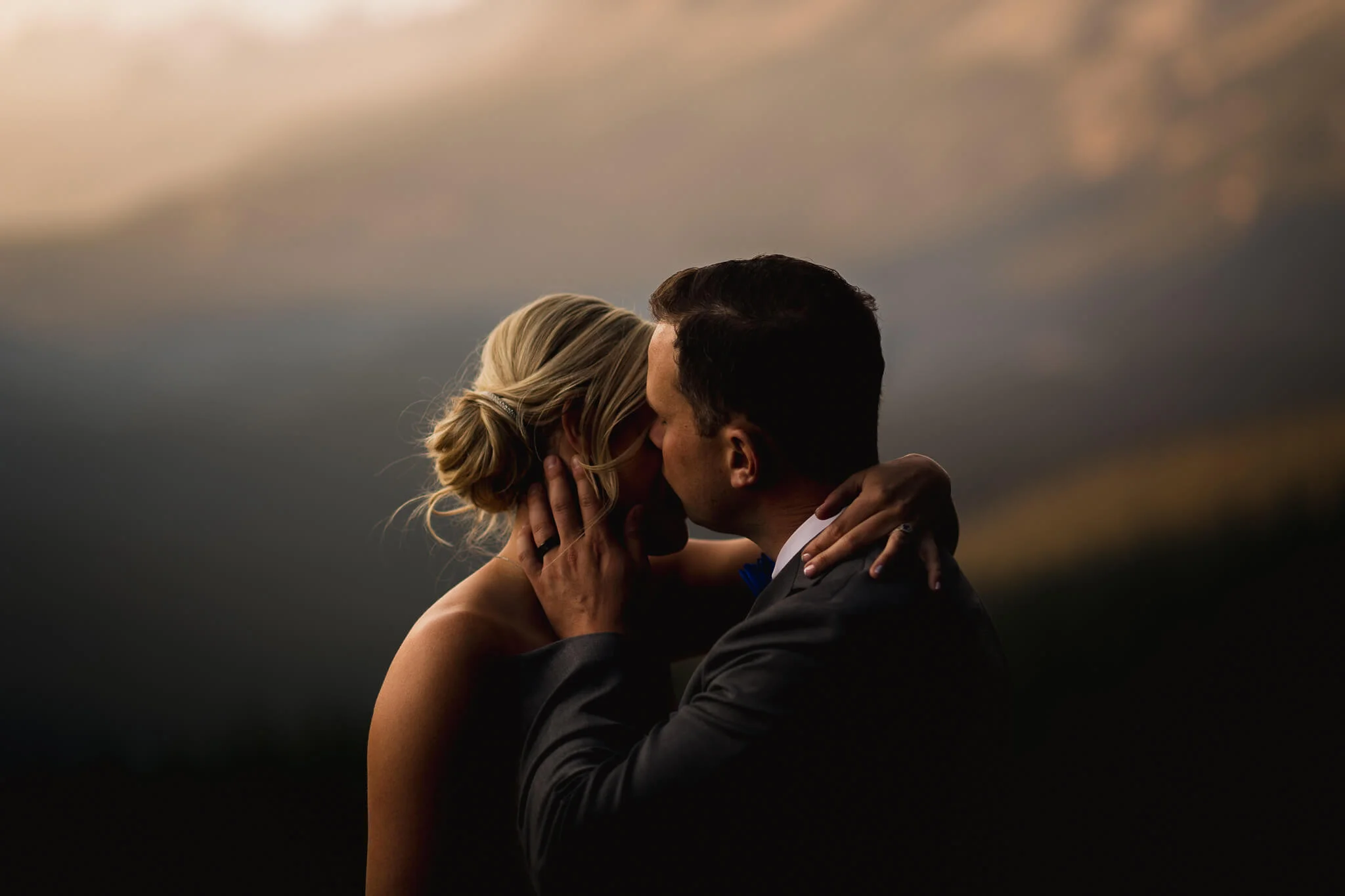 Peyto Lake elopement banff wedding