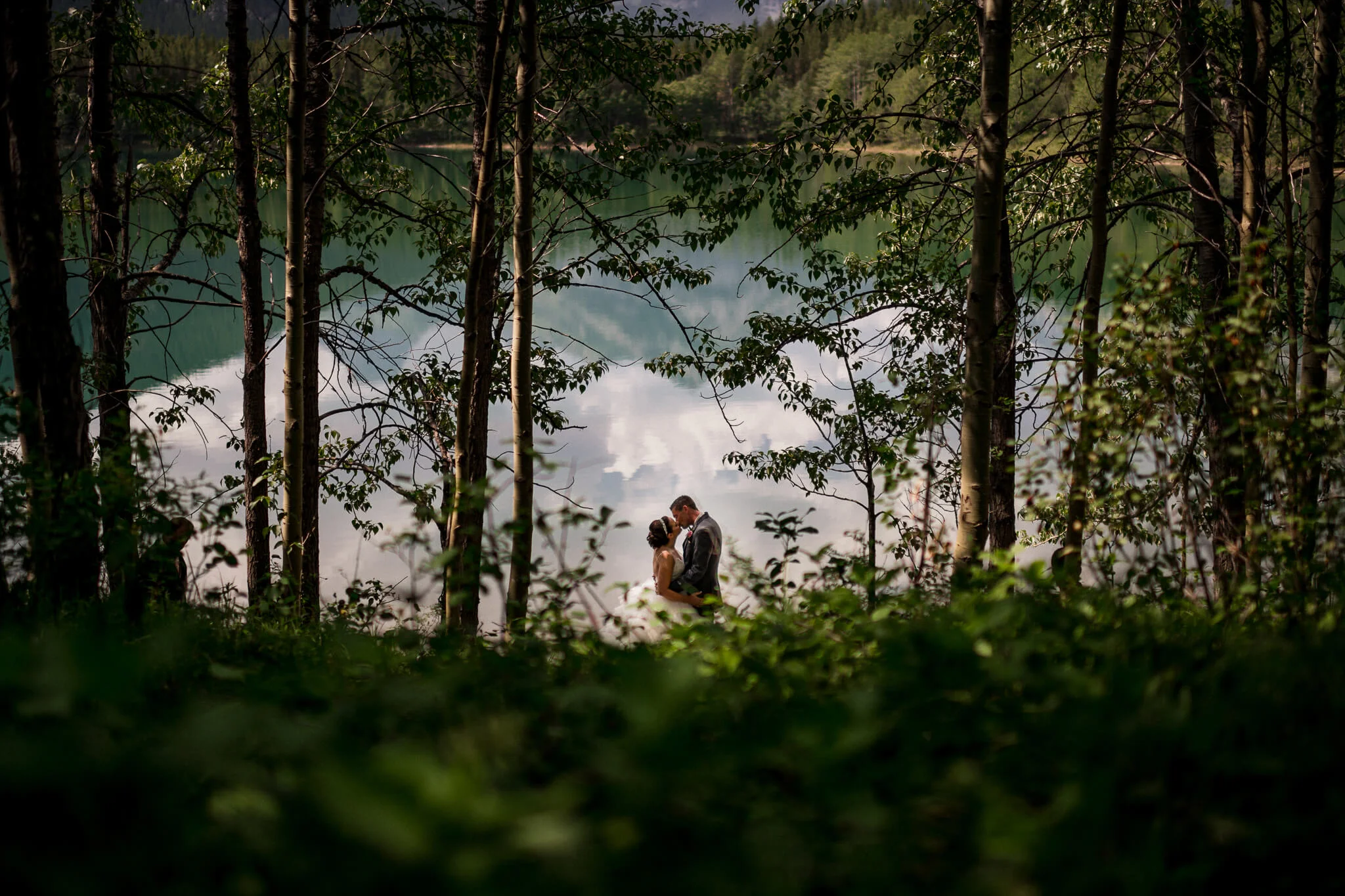 Kananaskis mountain wedding banff