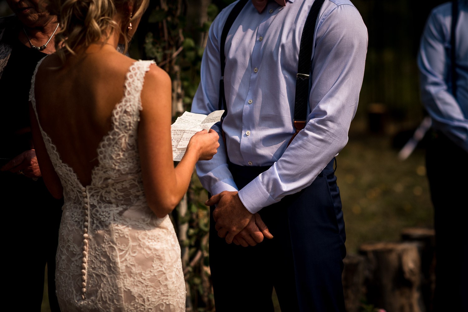 Alberta Intimate Farm wedding calgary banff wedding photographer elopement