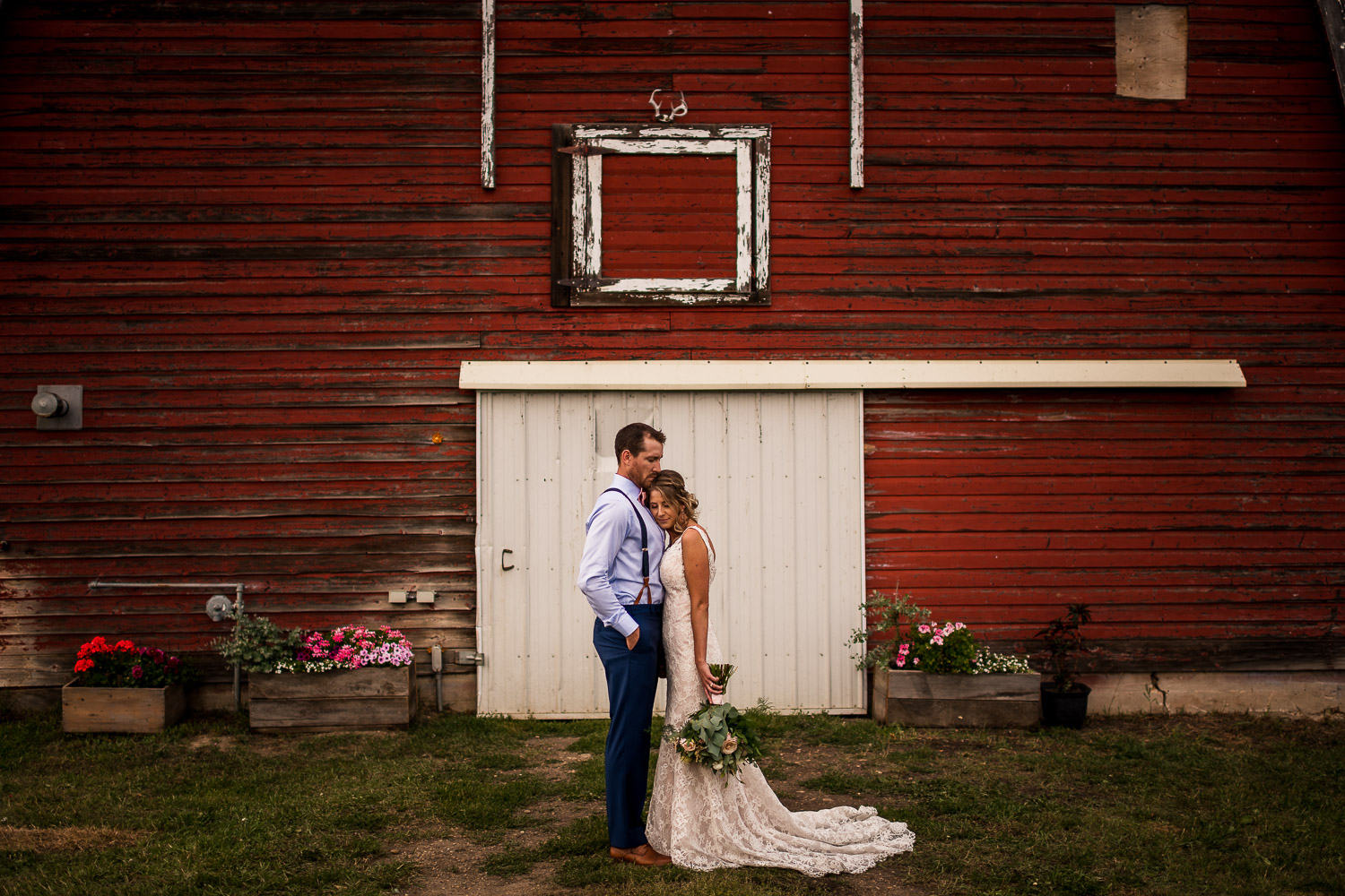 calgary bride and groom wedding portraits alberta rustic farm wedding banff wedding photographer elopement