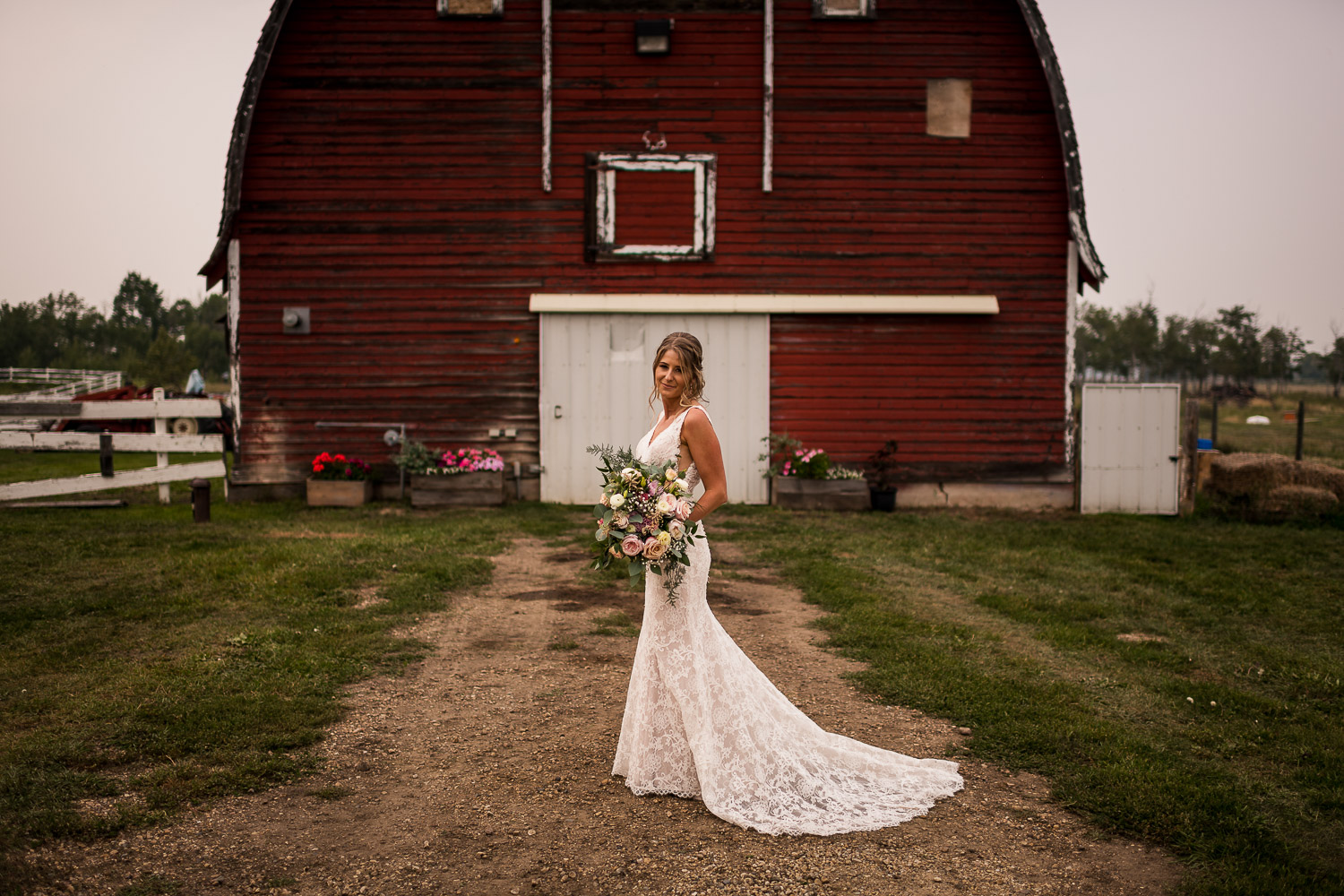 calgary bride and groom wedding portraits alberta rustic farm wedding banff wedding photographer elopement