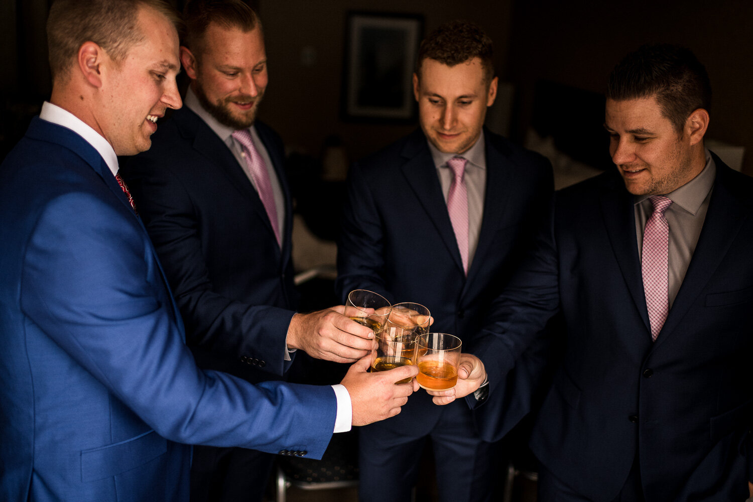 groomsmen banff rimrock wedding