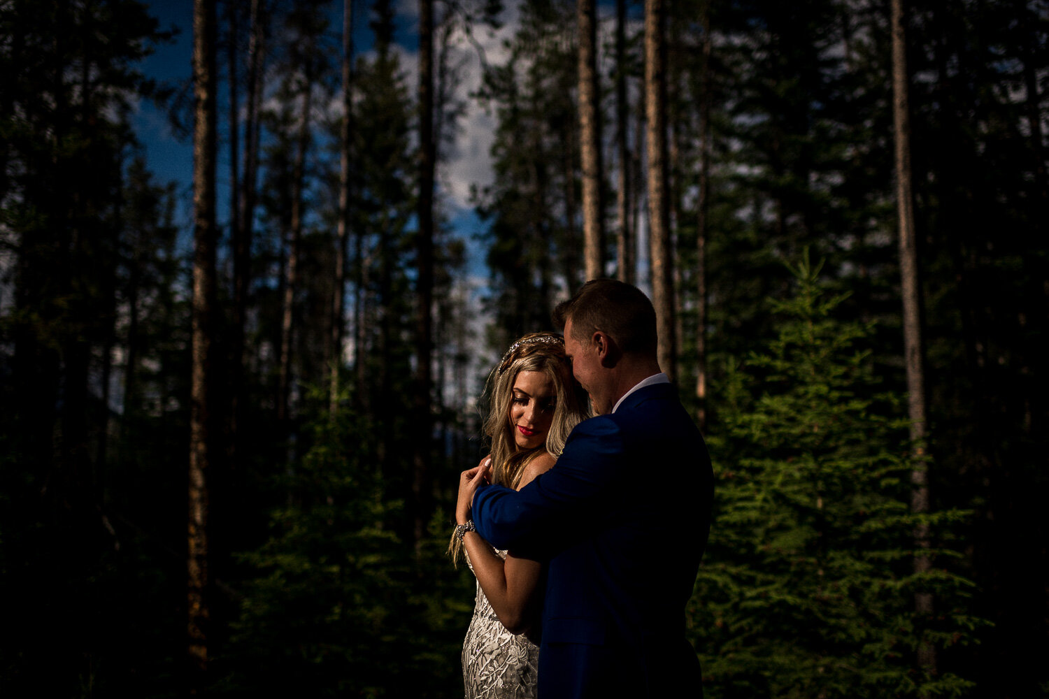 Rimrock Banff Wedding Intimate Portrait