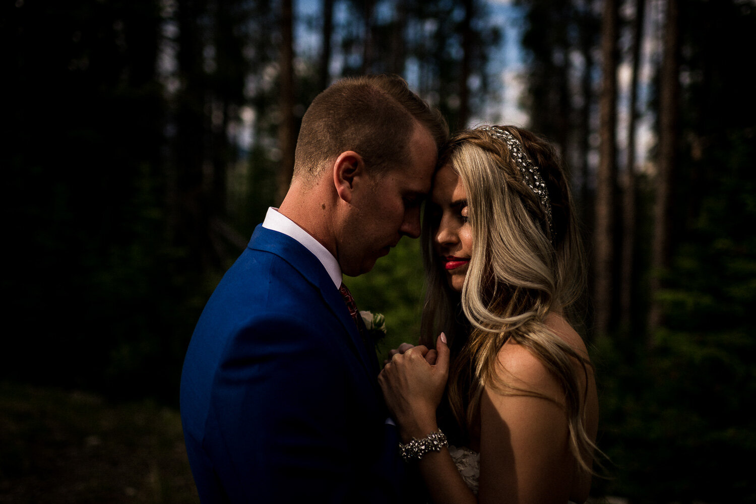 Rimrock Banff Wedding Intimate Portrait