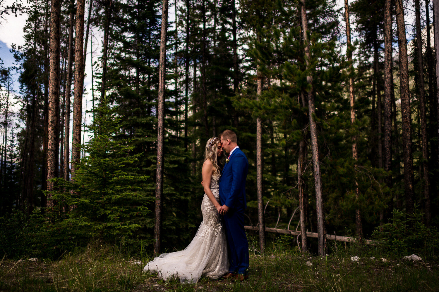 Rimrock Banff Wedding Intimate Portrait