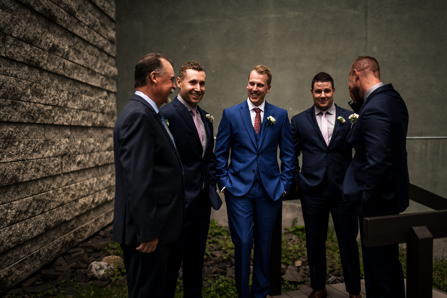 groomsmen banff rimrock wedding