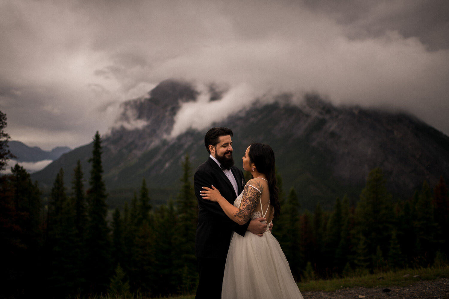 Banff Tunnel Mountain Wedding