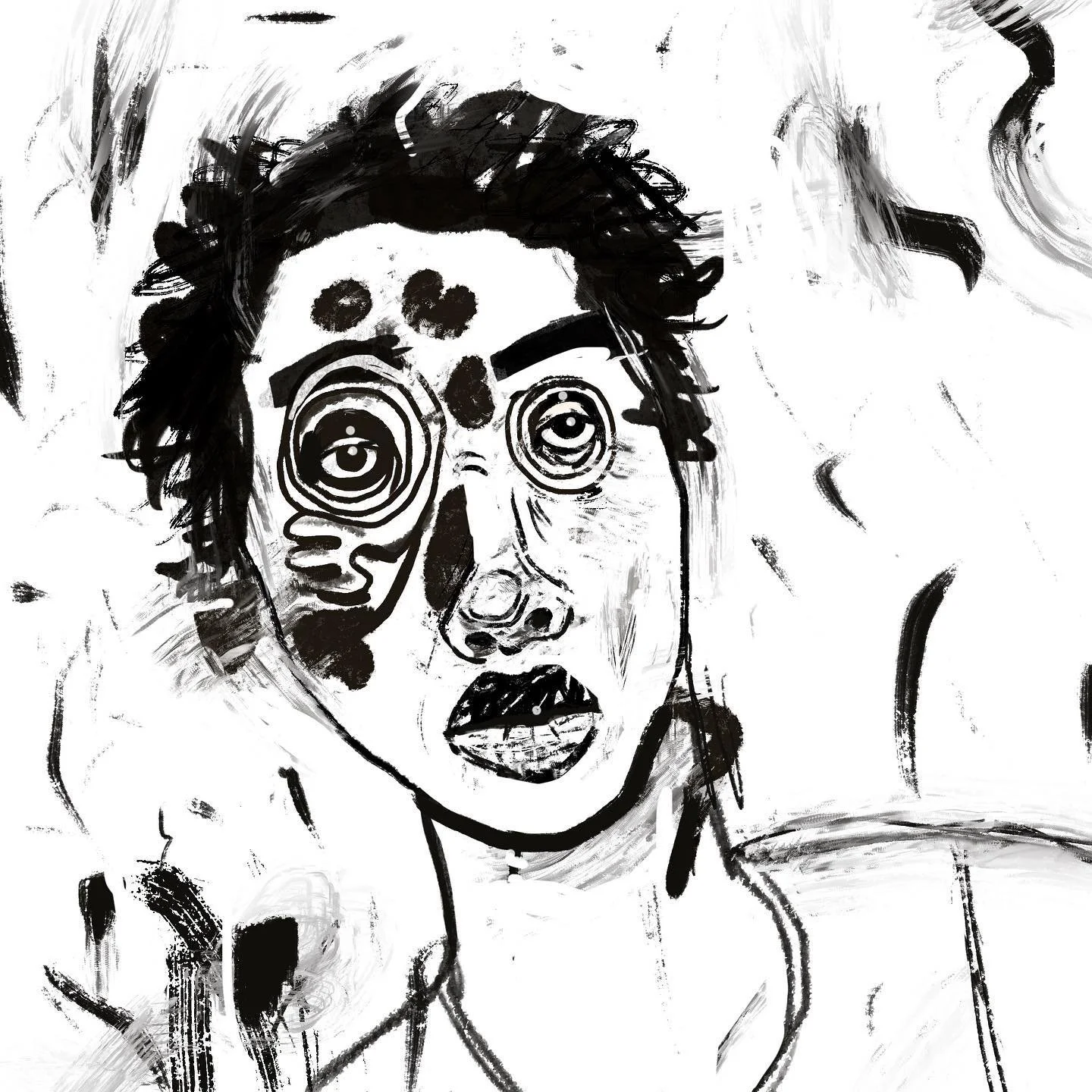 i hug my brother hard he hugs me back harder
&ldquo;see you the day after tomorrow&rdquo;