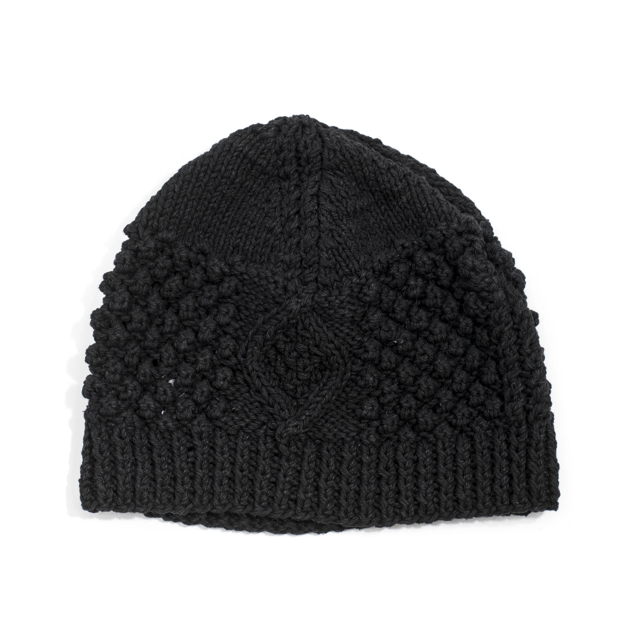 Inverallan x Allevol Indigo Black Cotton Beanie 21p